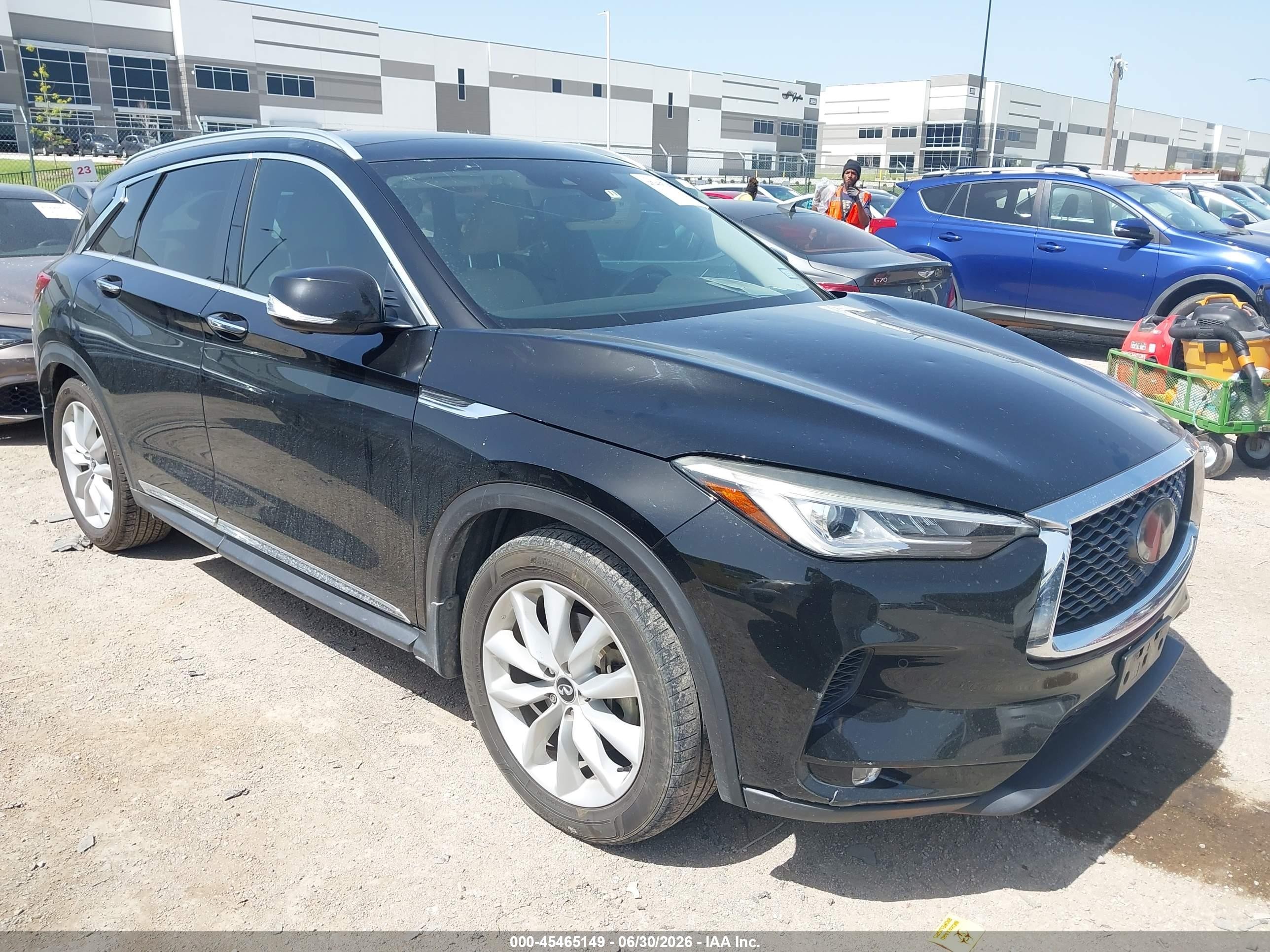 2019 Infiniti QX50 VIN 3PCAJ5M33KF114890 — IAAI salvage auction photo