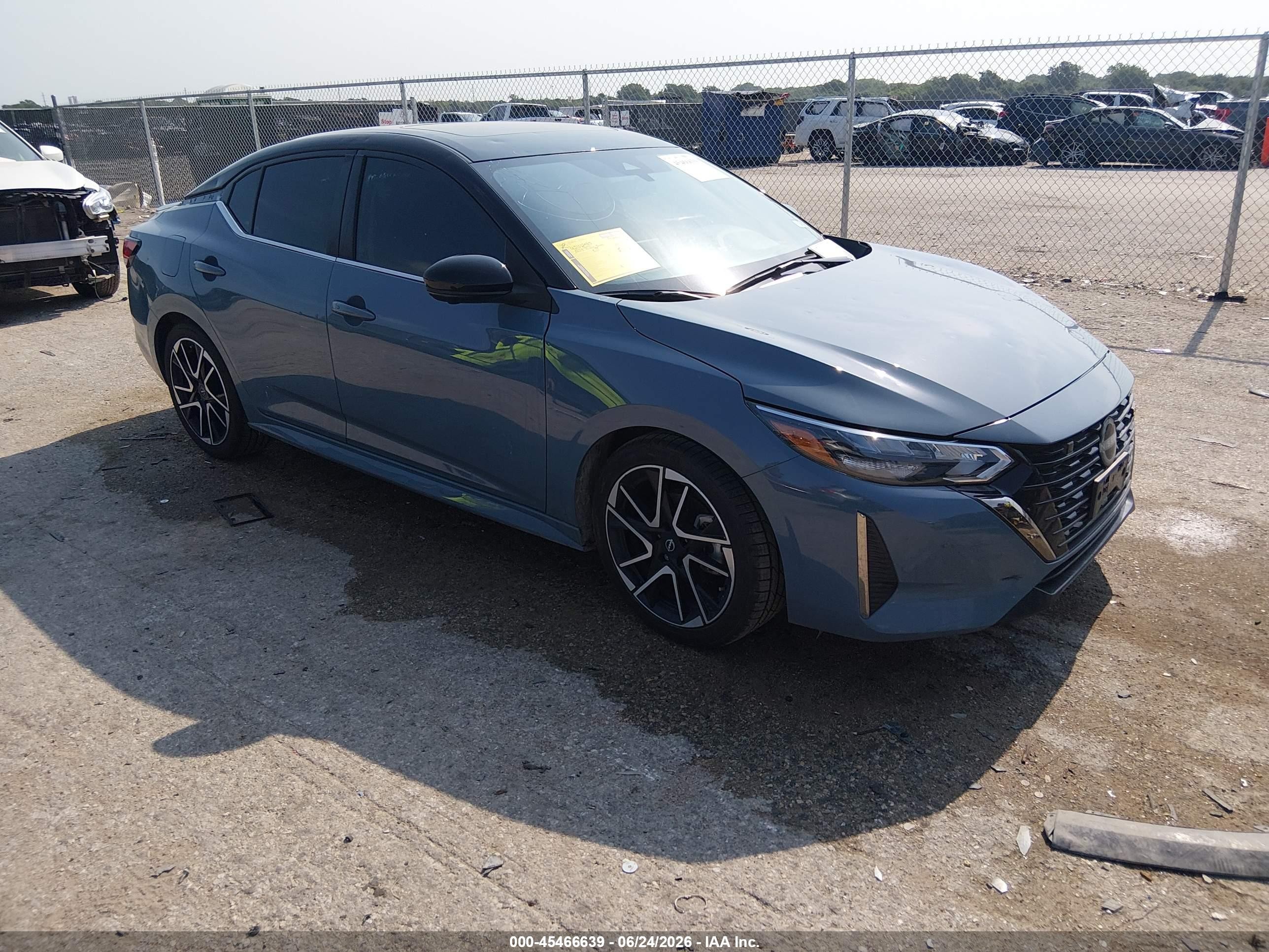 2025 Nissan Sentra VIN 3N1AB8DV3SY227486 — IAAI salvage auction photo