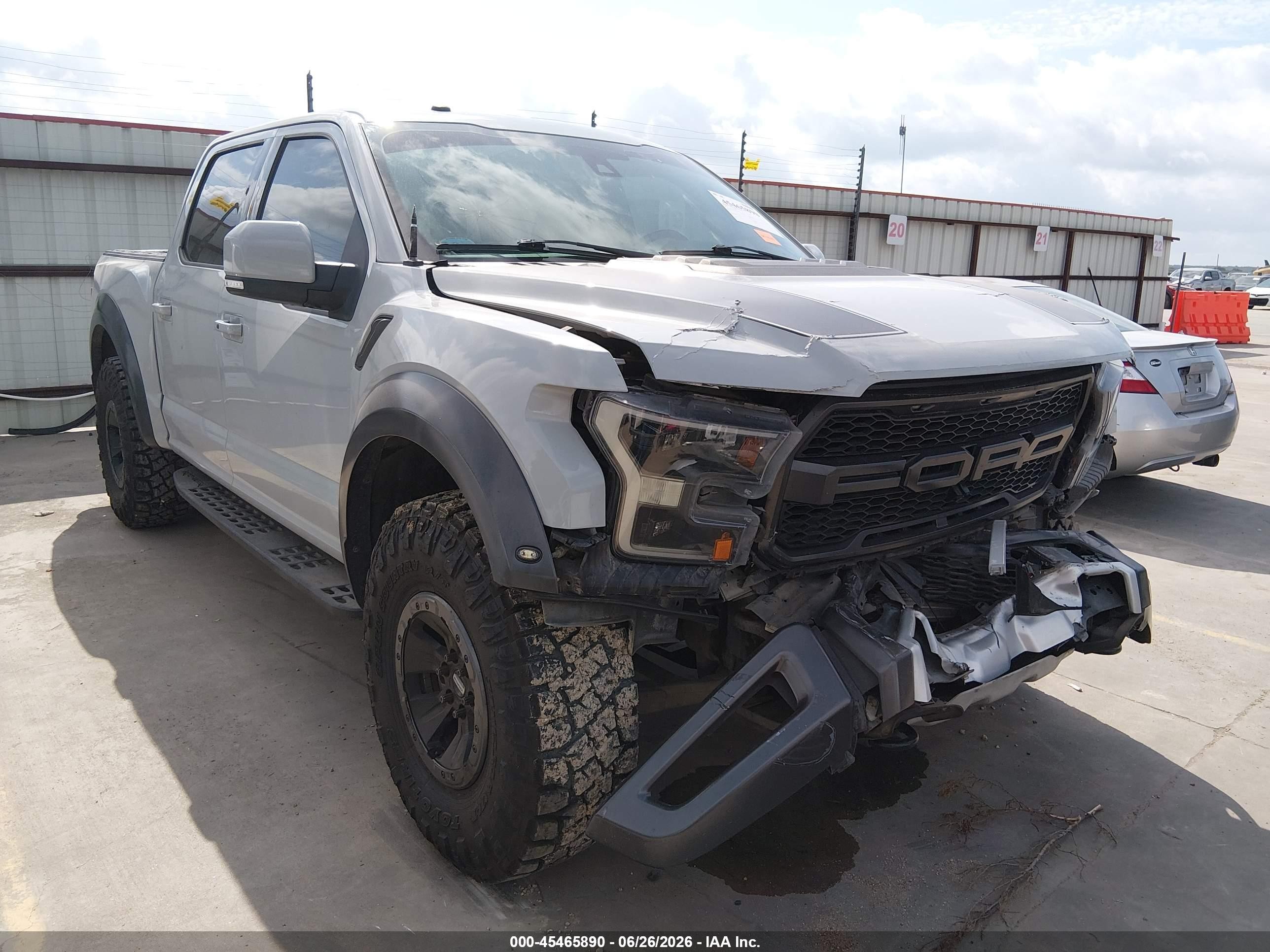 2017 Ford F-150 VIN 1FTFW1RG5HFA66454 — IAAI salvage auction photo
