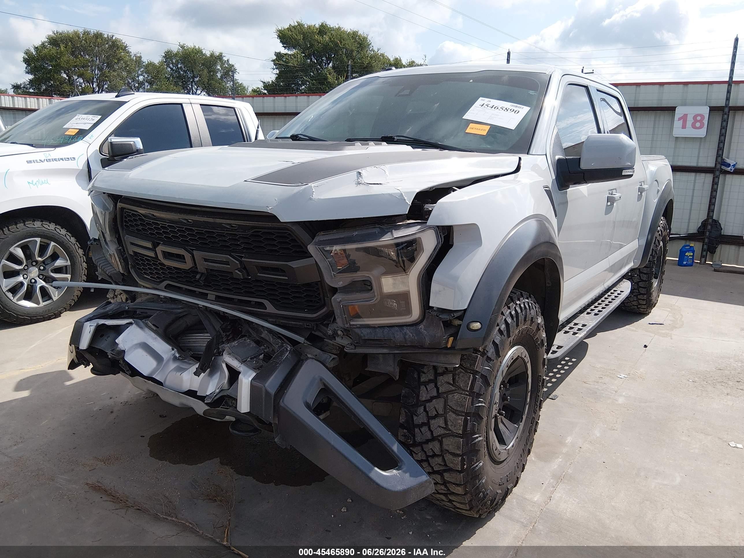 2017 Ford F-150 VIN 1FTFW1RG5HFA66454 IAAI salvage auction — Front End, Original (Texas), sold $14,150 on 2026-09-22 (photo 2)