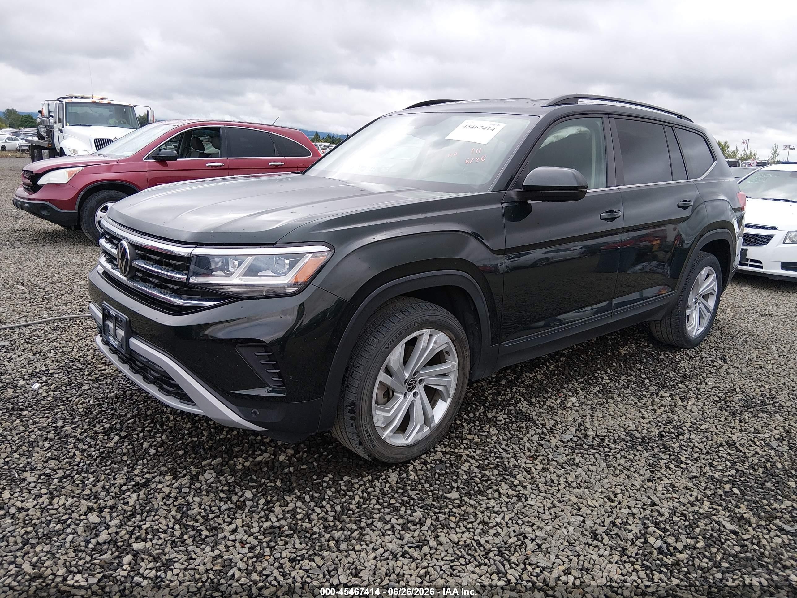 2022 Volkswagen Atlas VIN 1V2HP2CA8NC503424 IAAI salvage auction — Undercarriage, Salvage (Oregon), sold $7,100 on 2026-09-11 (photo 2)