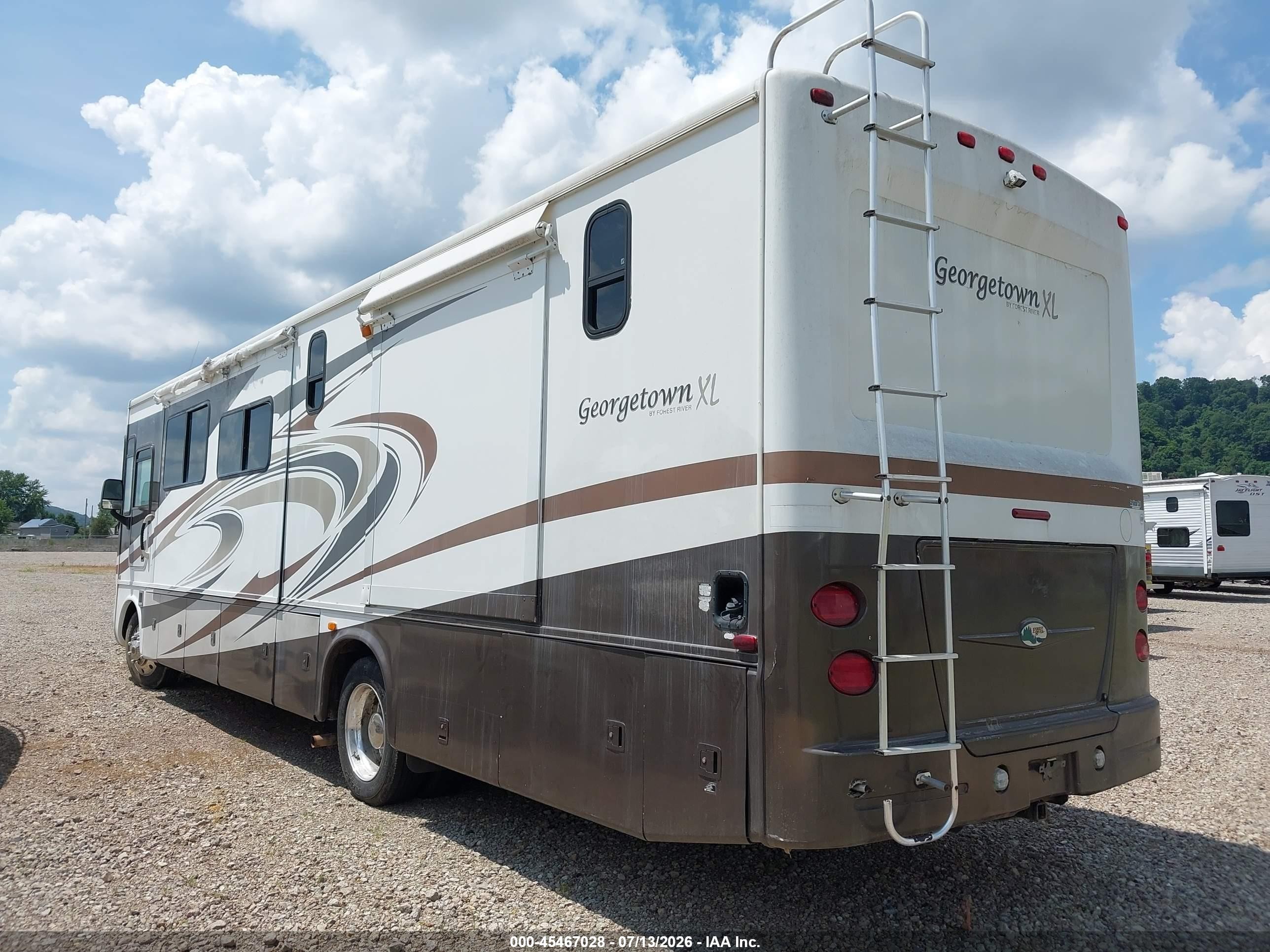 2007 Forest River Georgetown Xl VIN 1F6NF53Y360A15543 IAAI salvage auction — Top/Roof, Rebuildable (Florida), sold $1,800 on 2026-08-21 (photo 3)
