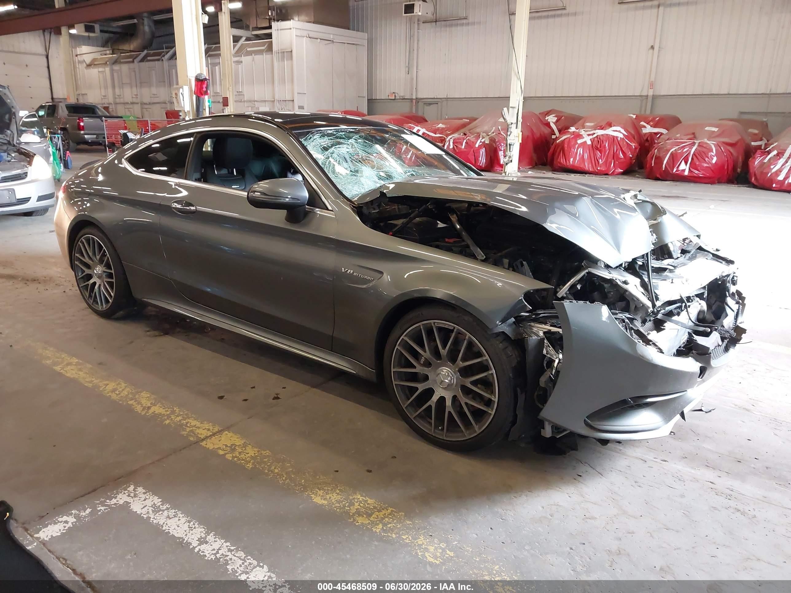 2017 Mercedes-Benz C-Class VIN WDDWJ8GB1HF503810 — IAAI salvage auction photo