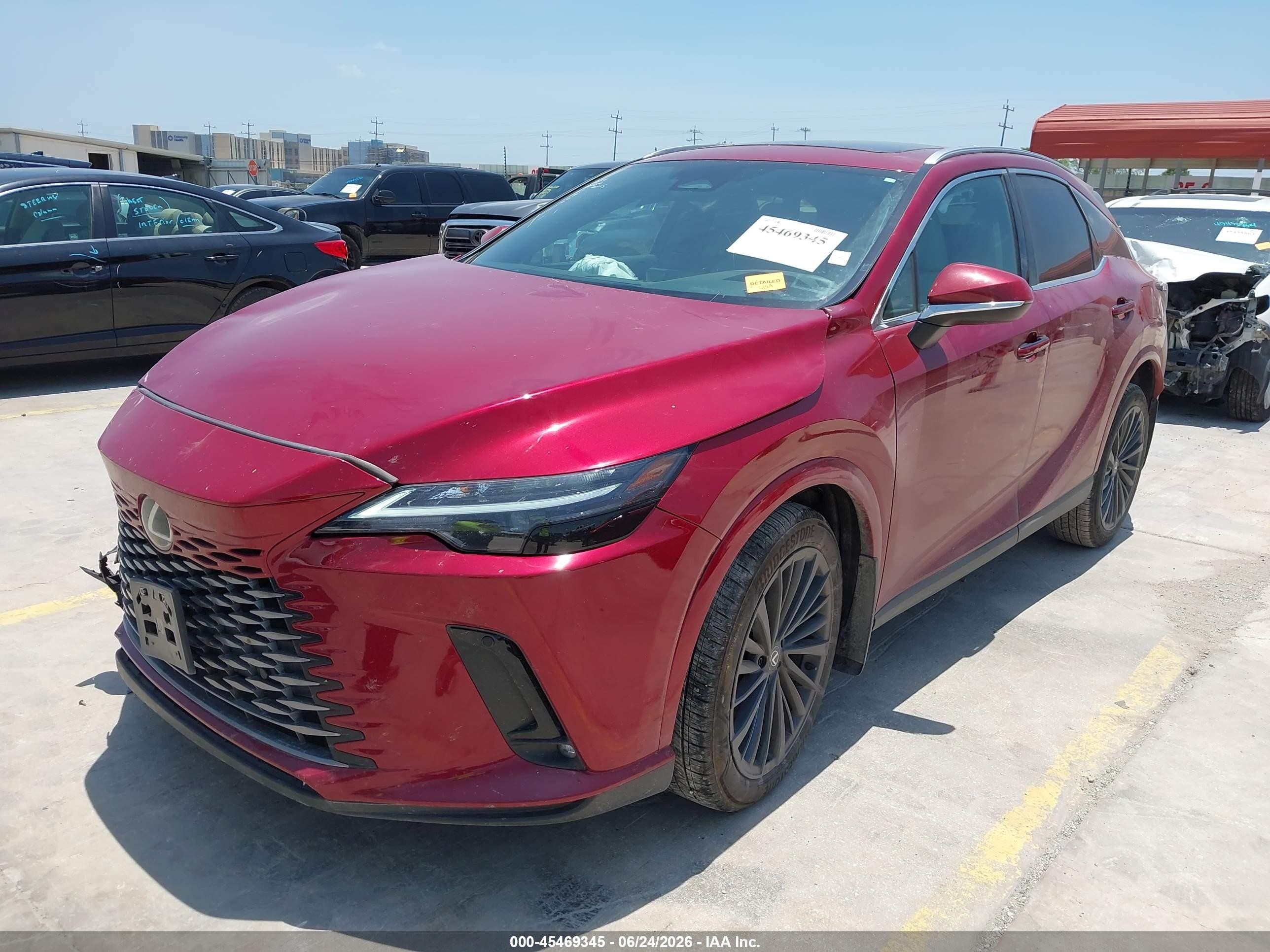 2024 Lexus Rx VIN 2T2BAMBA3RC051722 IAAI salvage auction — Unknown, Original (Texas), sold $19,250 on 2026-08-24 (photo 2)