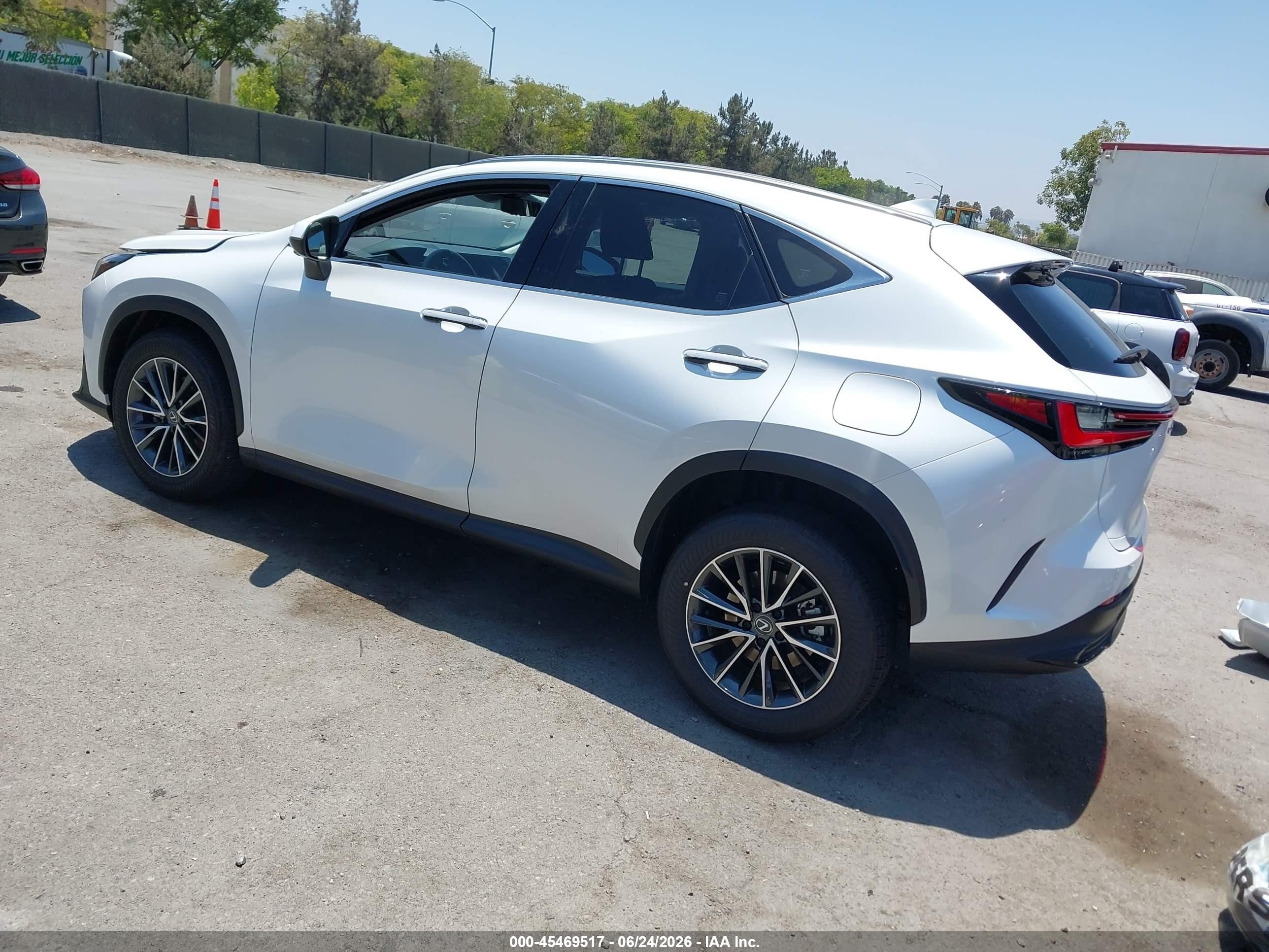 2025 Lexus Nx VIN JTJGKCEZ1S2060178 IAAI salvage auction — Unknown, Salvage (California), sold $21,075 on 2026-08-10 (photo 3)