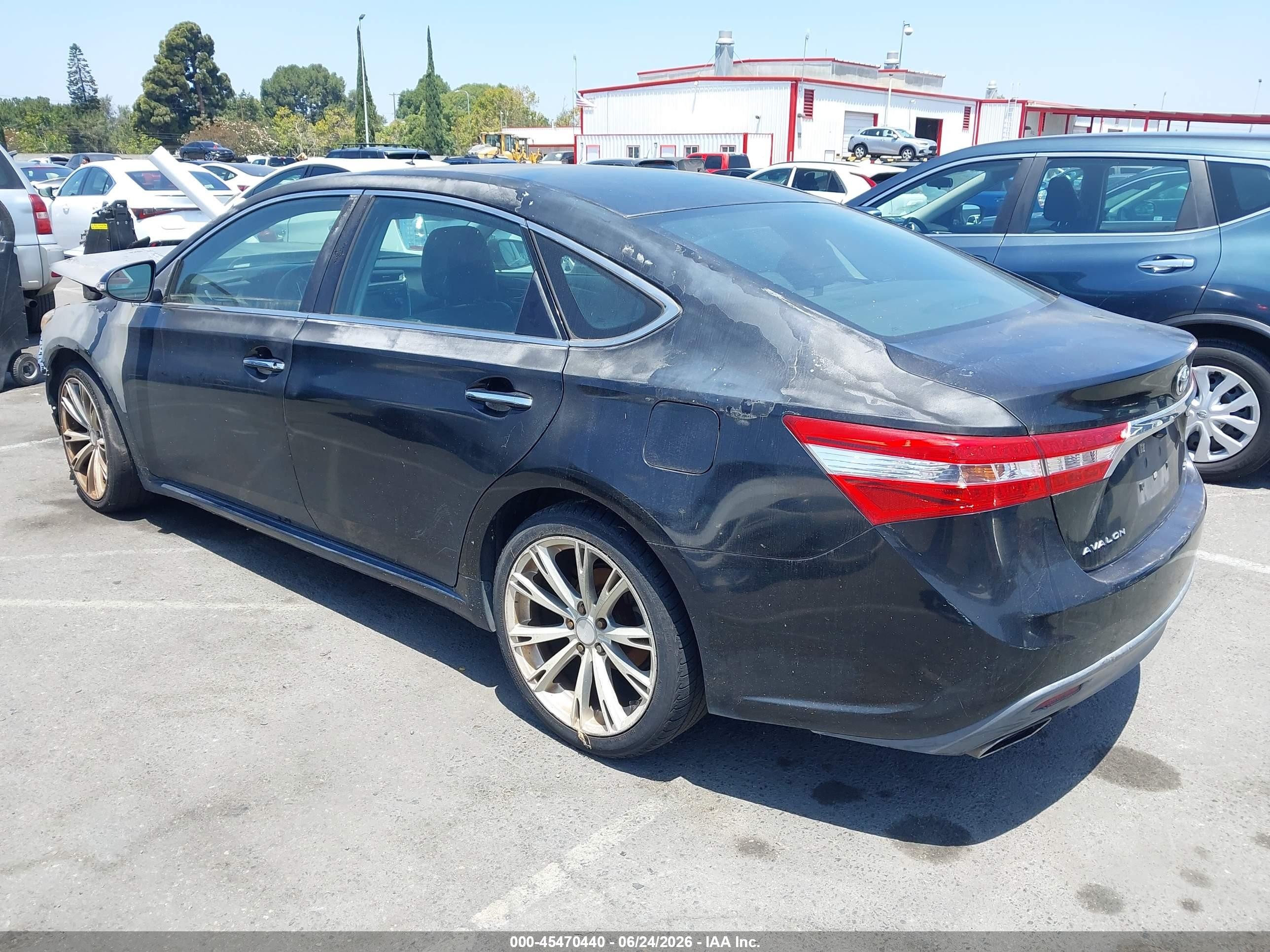 2013 Toyota Avalon VIN 4T1BK1EBXDU020883 IAAI salvage auction — Normal Wear, Salvage (California), sold $600 on 2026-07-09 (photo 3)