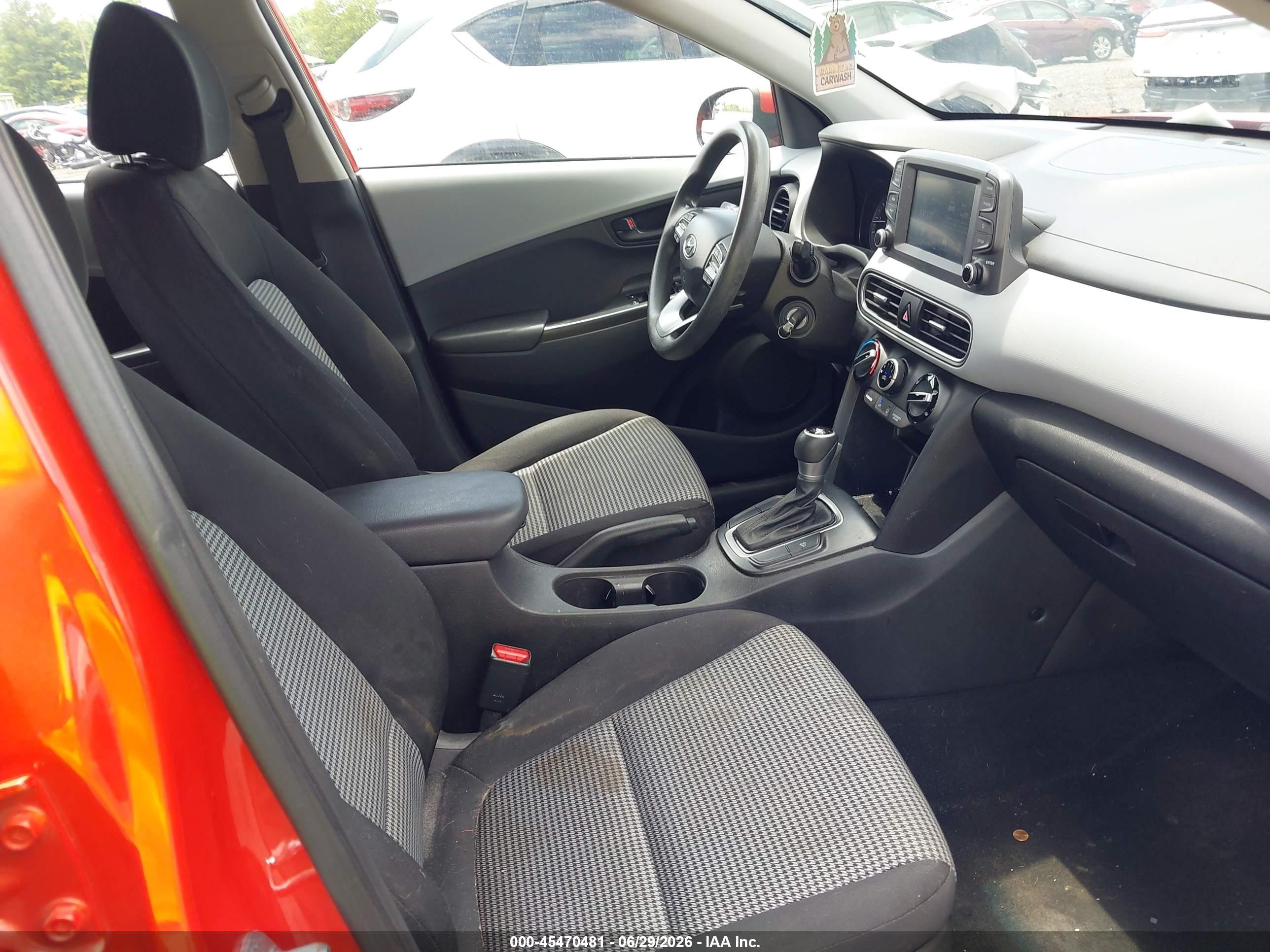 2020 Hyundai Kona VIN KM8K12AA9LU529092 IAAI salvage auction — Front End, Clear (South Carolina), sold $2,500 on 2026-09-08 (photo 5)