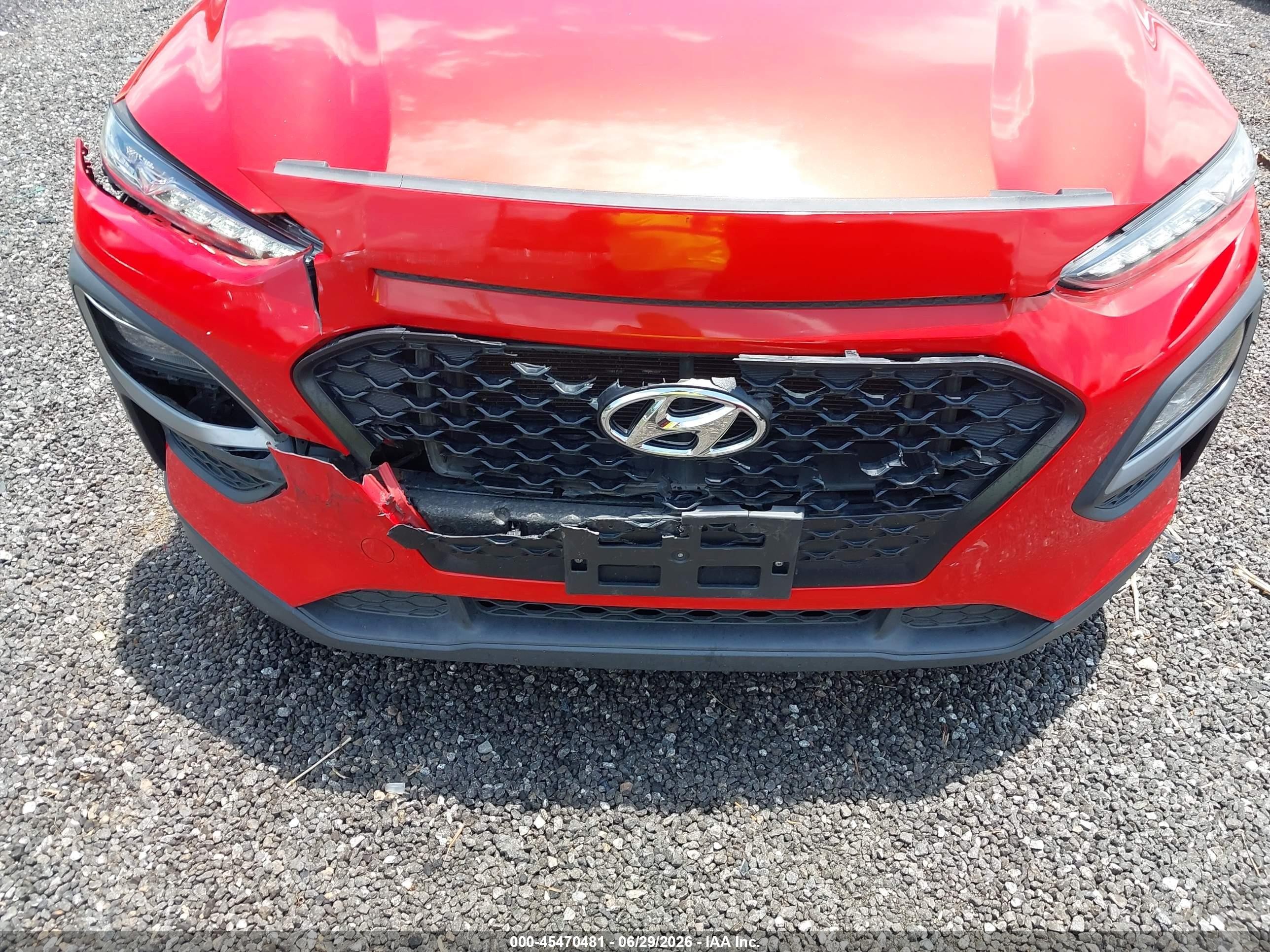 2020 Hyundai Kona VIN KM8K12AA9LU529092 IAAI salvage auction — Front End, Clear (South Carolina), sold $2,500 on 2026-09-08 (photo 6)