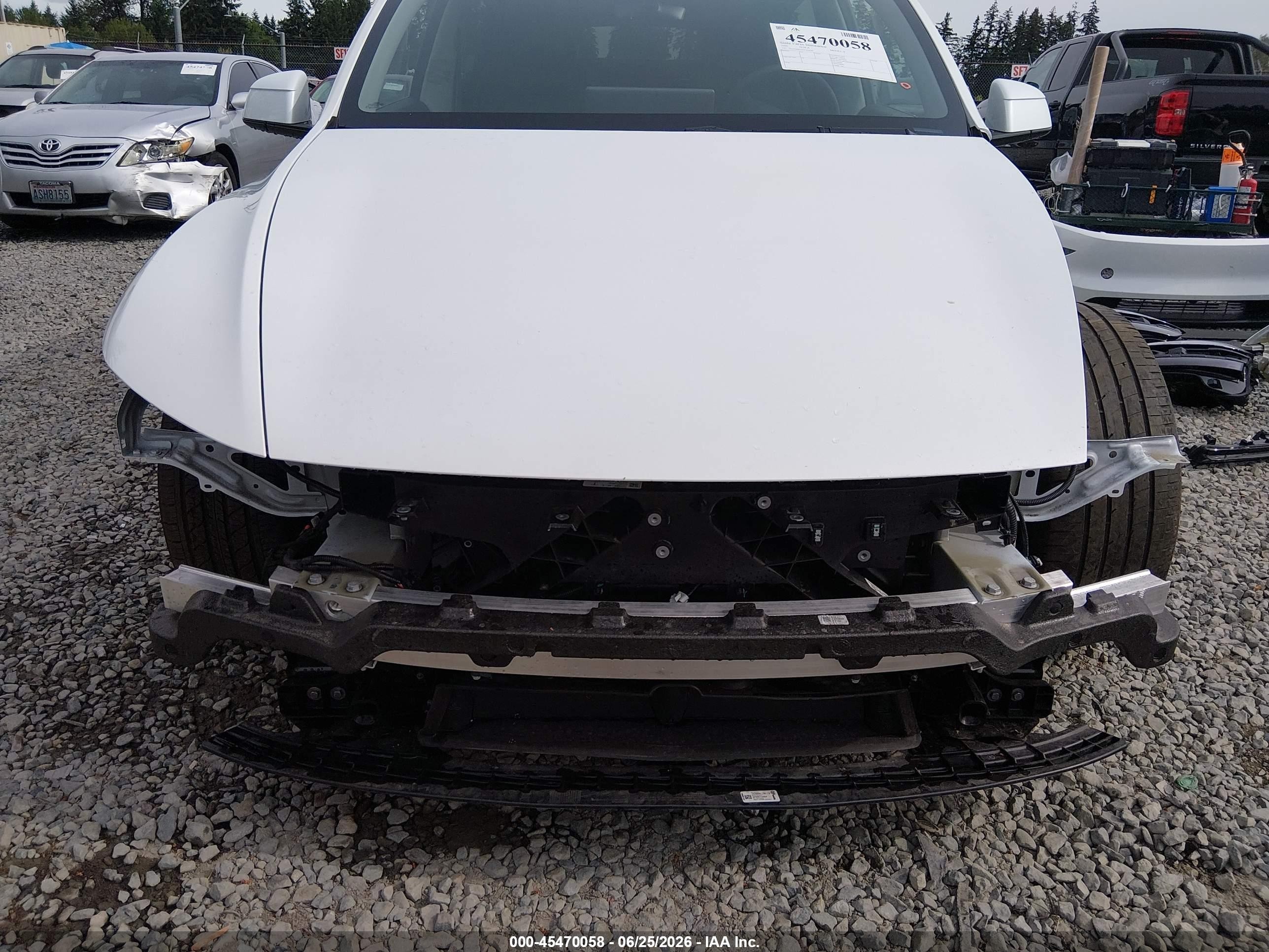 2026 Tesla Model Y VIN 7SAYGDEE8TF426294 IAAI salvage auction — Front End, Bill Of Sale (Washington), sold $21,100 on 2026-09-12 (photo 6)