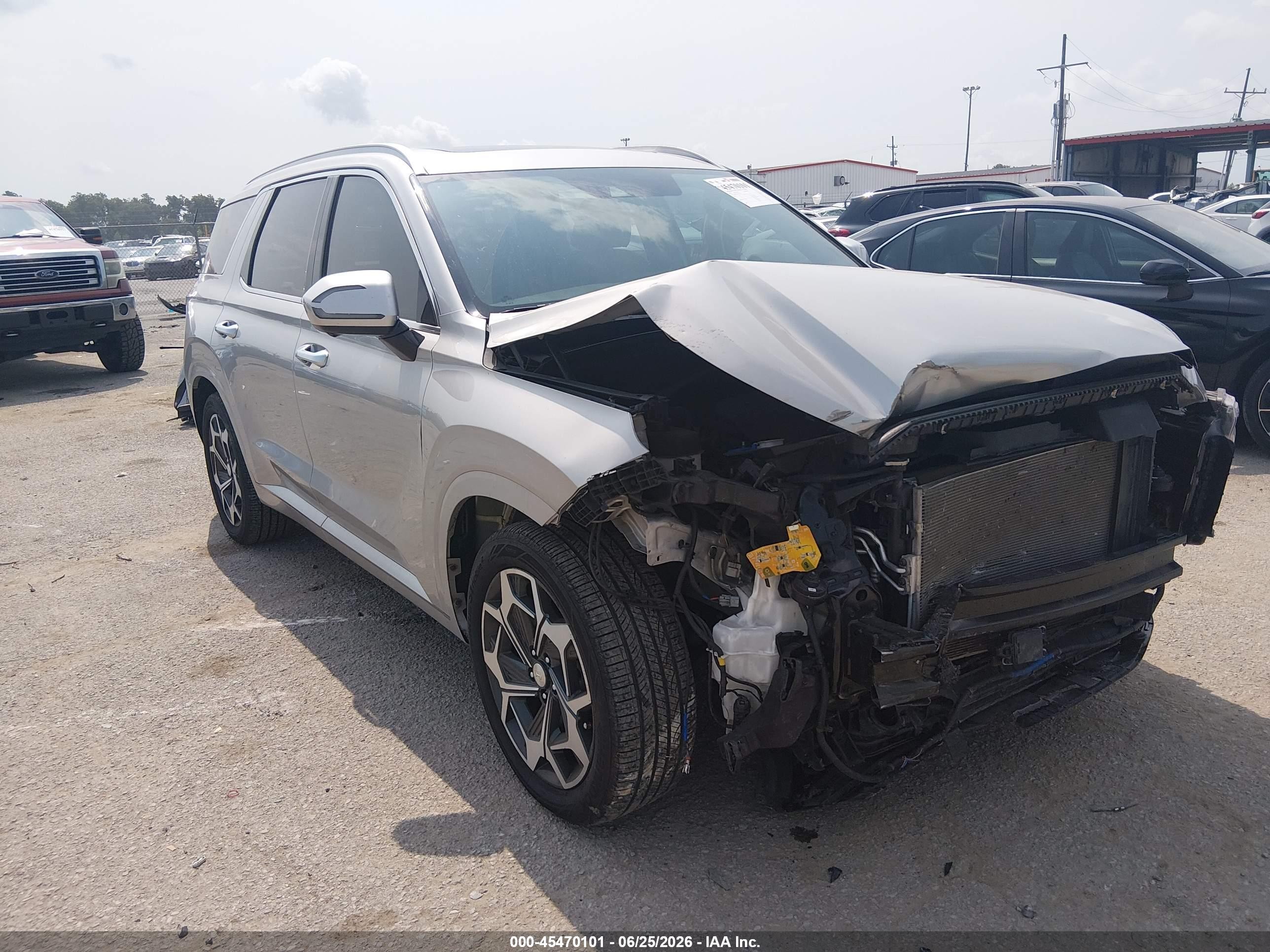 2022 Hyundai Palisade VIN KM8R7DHE4NU437313 — IAAI salvage auction photo