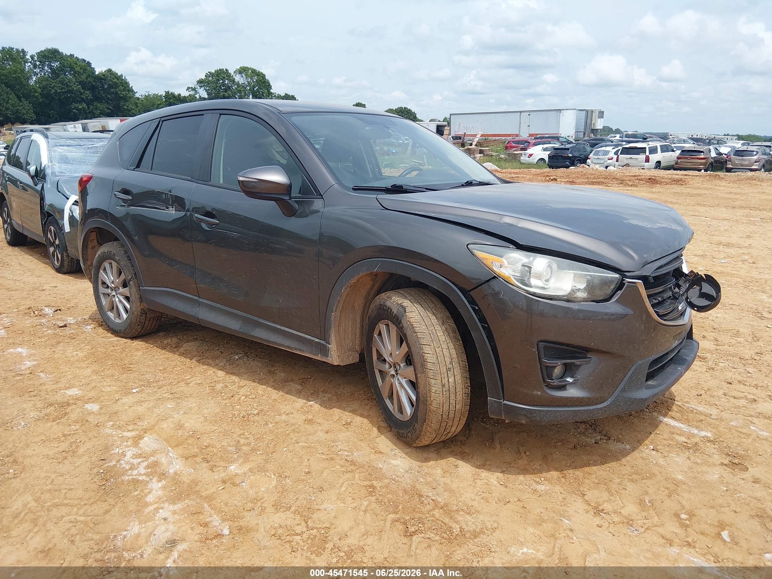 2016 Mazda Cx-5 VIN JM3KE2CY2G0809508 IAAI salvage auction — Front End, Salvage (Missouri), sold $2,700 on 2026-09-14 (photo 1)