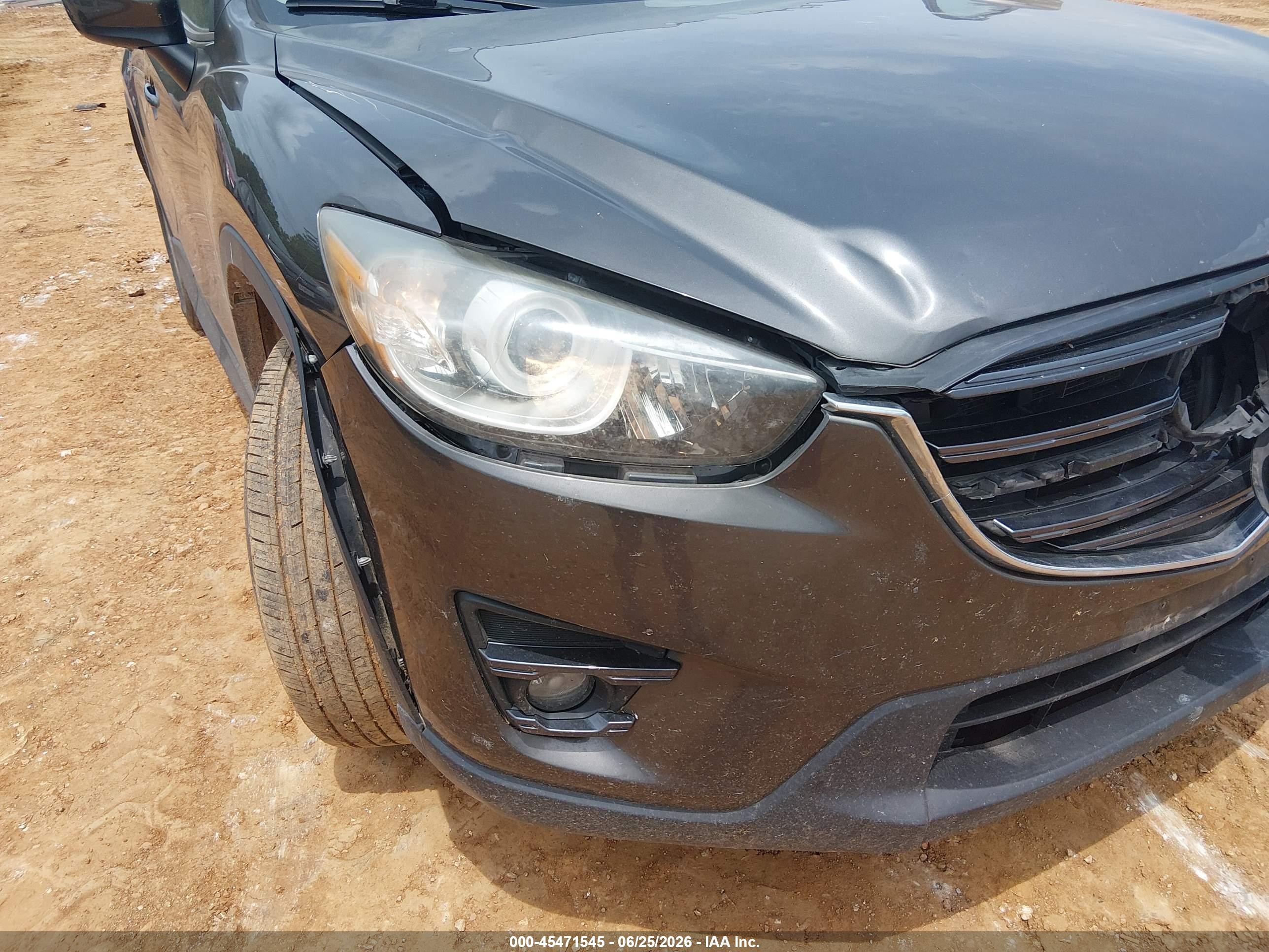 2016 Mazda Cx-5 VIN JM3KE2CY2G0809508 IAAI salvage auction — Front End, Salvage (Missouri), sold $2,700 on 2026-09-14 (photo 6)