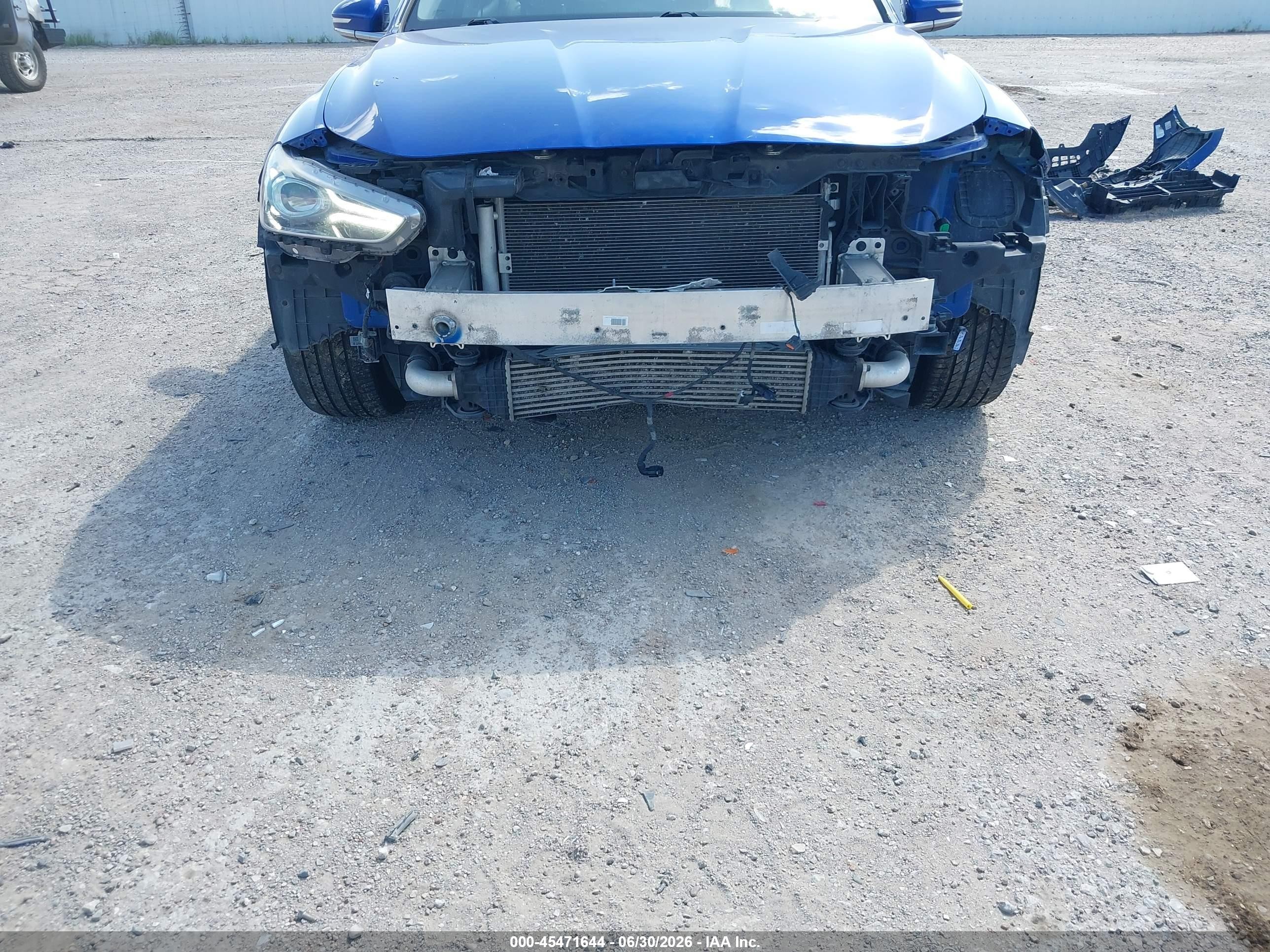 2019 Genesis G70 VIN KMTG34LA9KU020150 IAAI salvage auction — Front End, Wait Title, sold $3,650 on 2026-09-20 (photo 6)