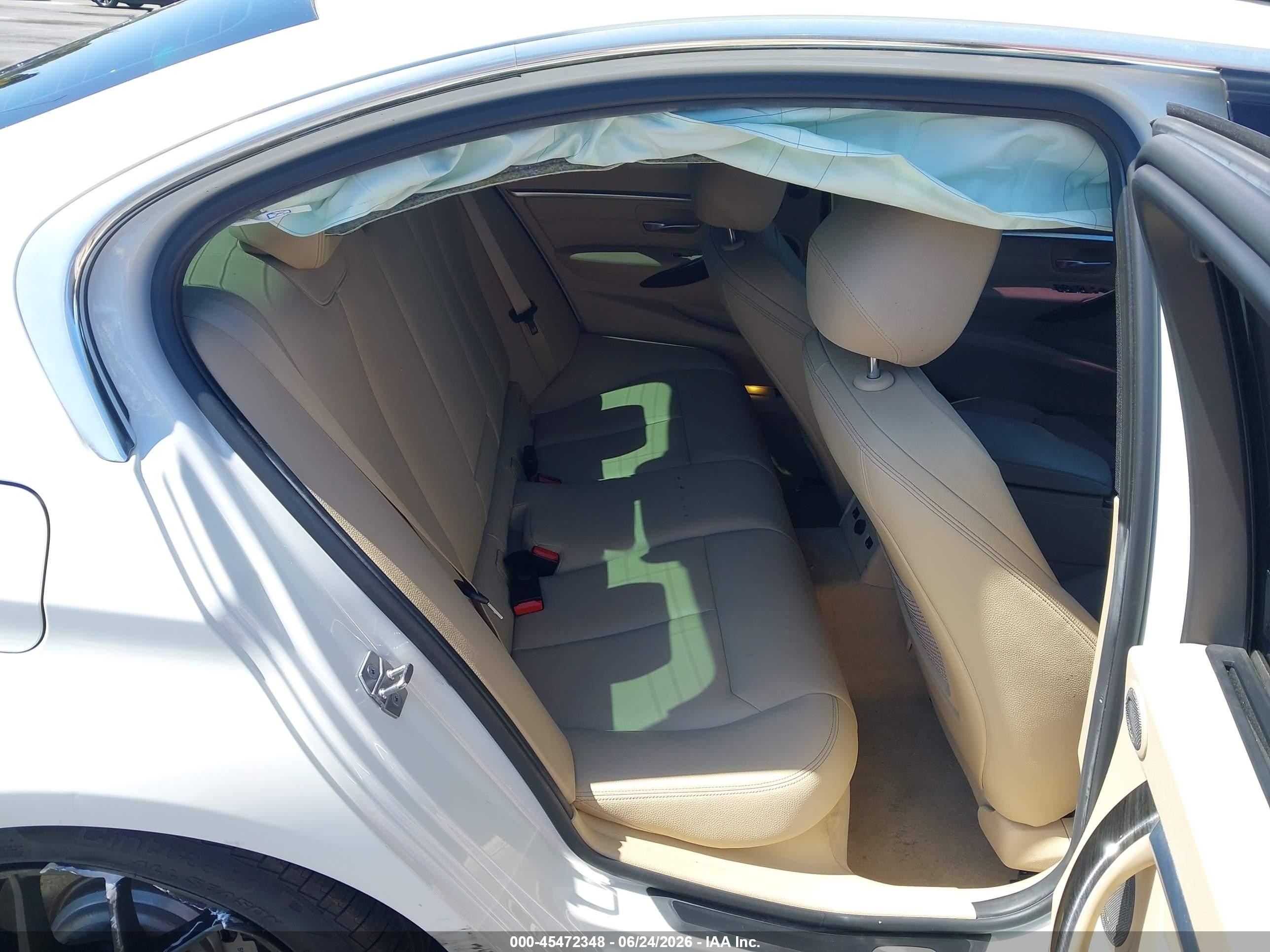 2016 BMW 3 Series VIN WBA8B3C59GK383468 IAAI salvage auction — Side, Salvage (California), sold $3,975 on 2026-07-09 (photo 8)