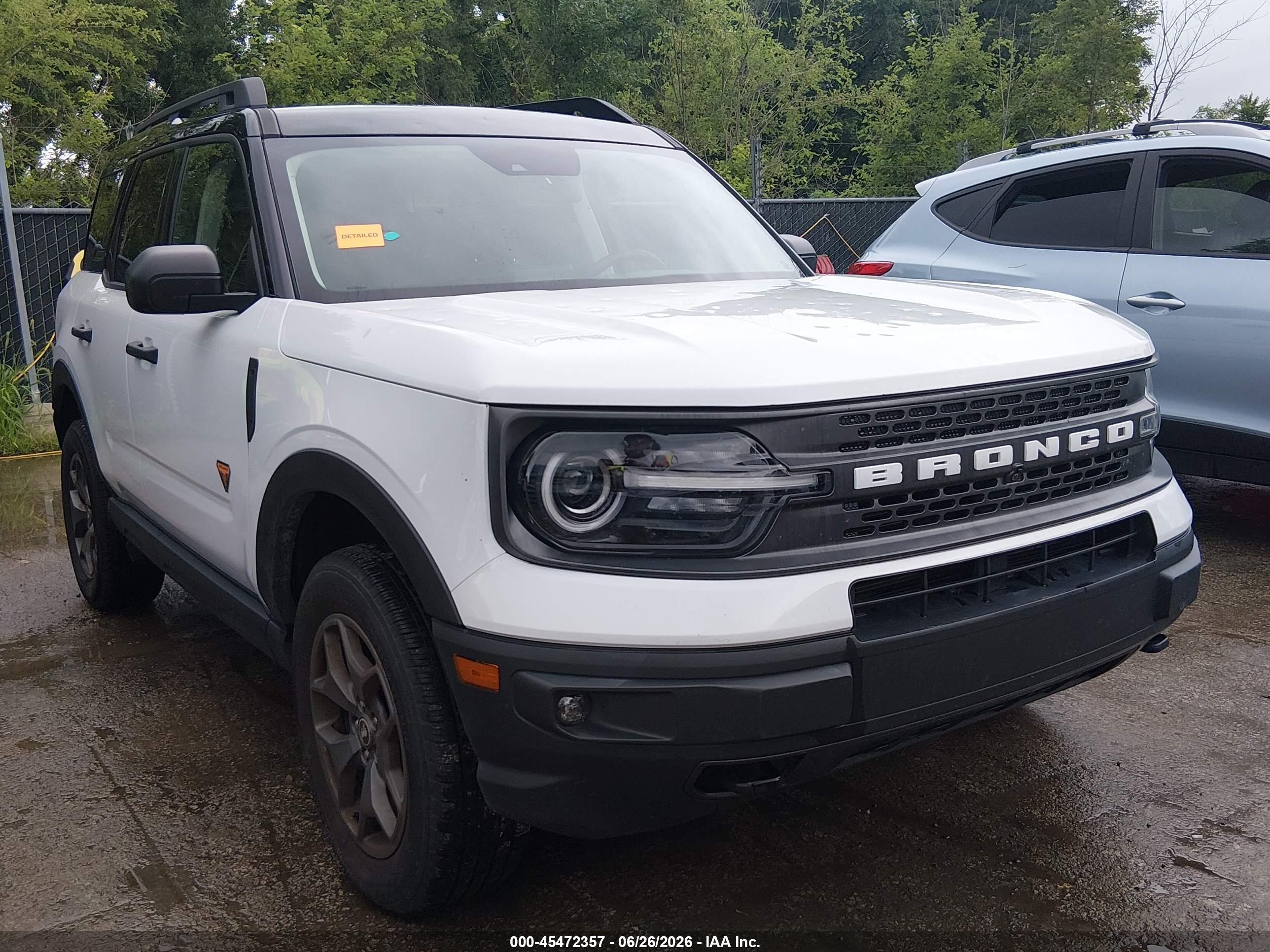 2021 Ford Bronco Sport VIN 3FMCR9D94MRA66312 — IAAI salvage auction photo