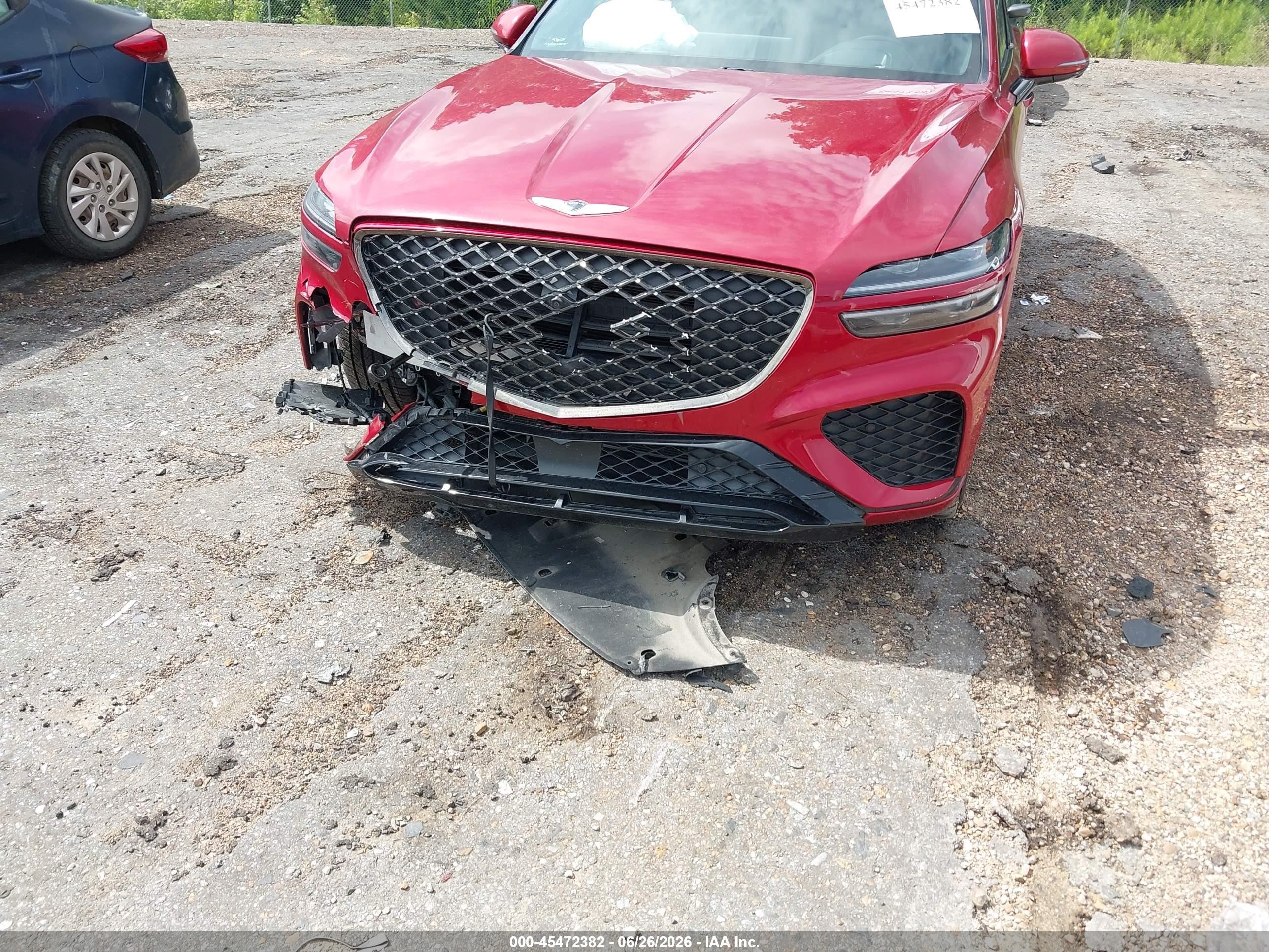2022 Genesis Gv70 VIN KMUMCDTC8NU041642 IAAI salvage auction — Unknown, Salvage (Mississippi), sold $11,500 on 2026-09-10 (photo 6)
