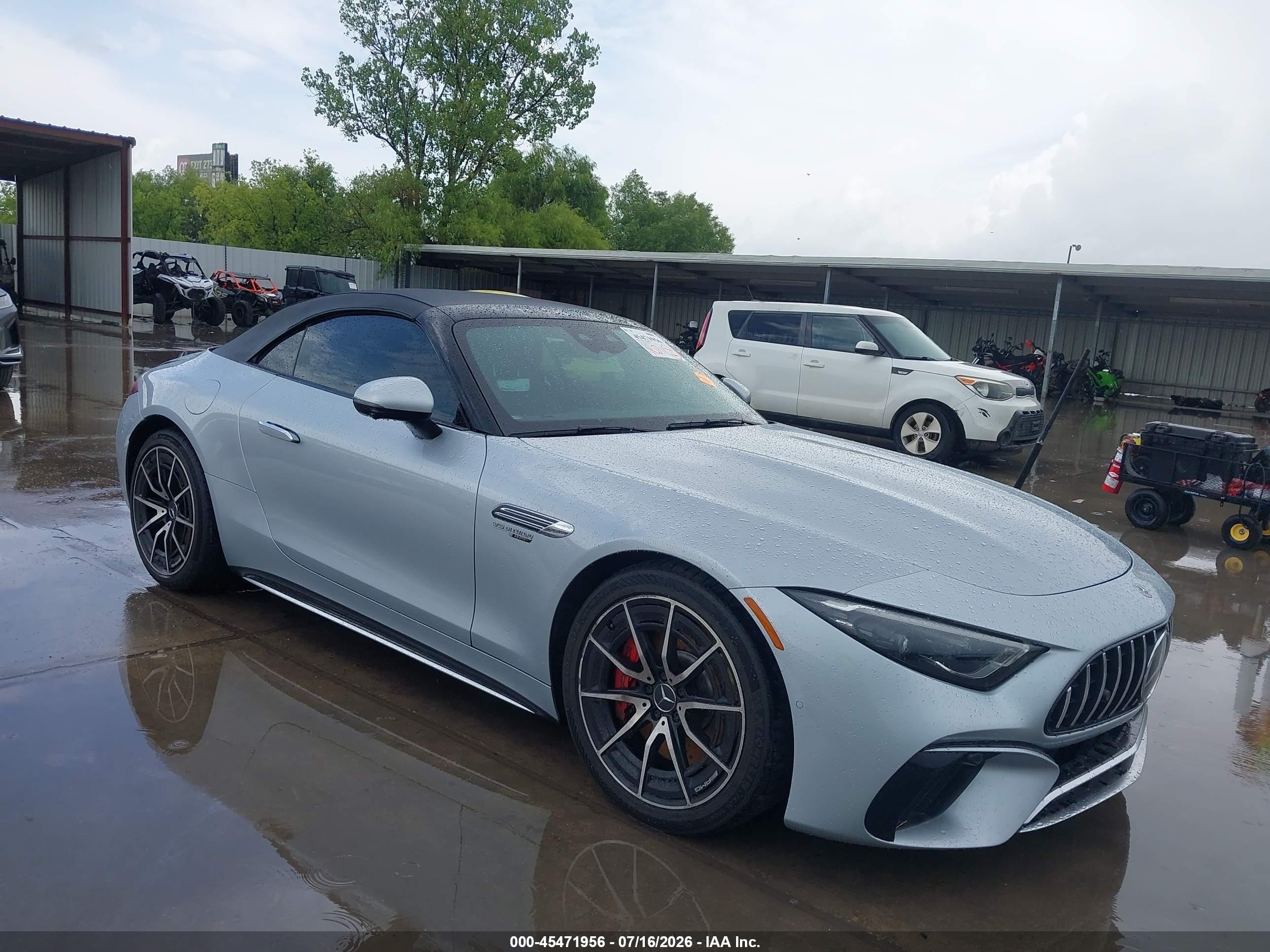 2022 Mercedes-Benz SL-Class VIN W1KVK8AB7NF001316 — IAAI salvage auction photo