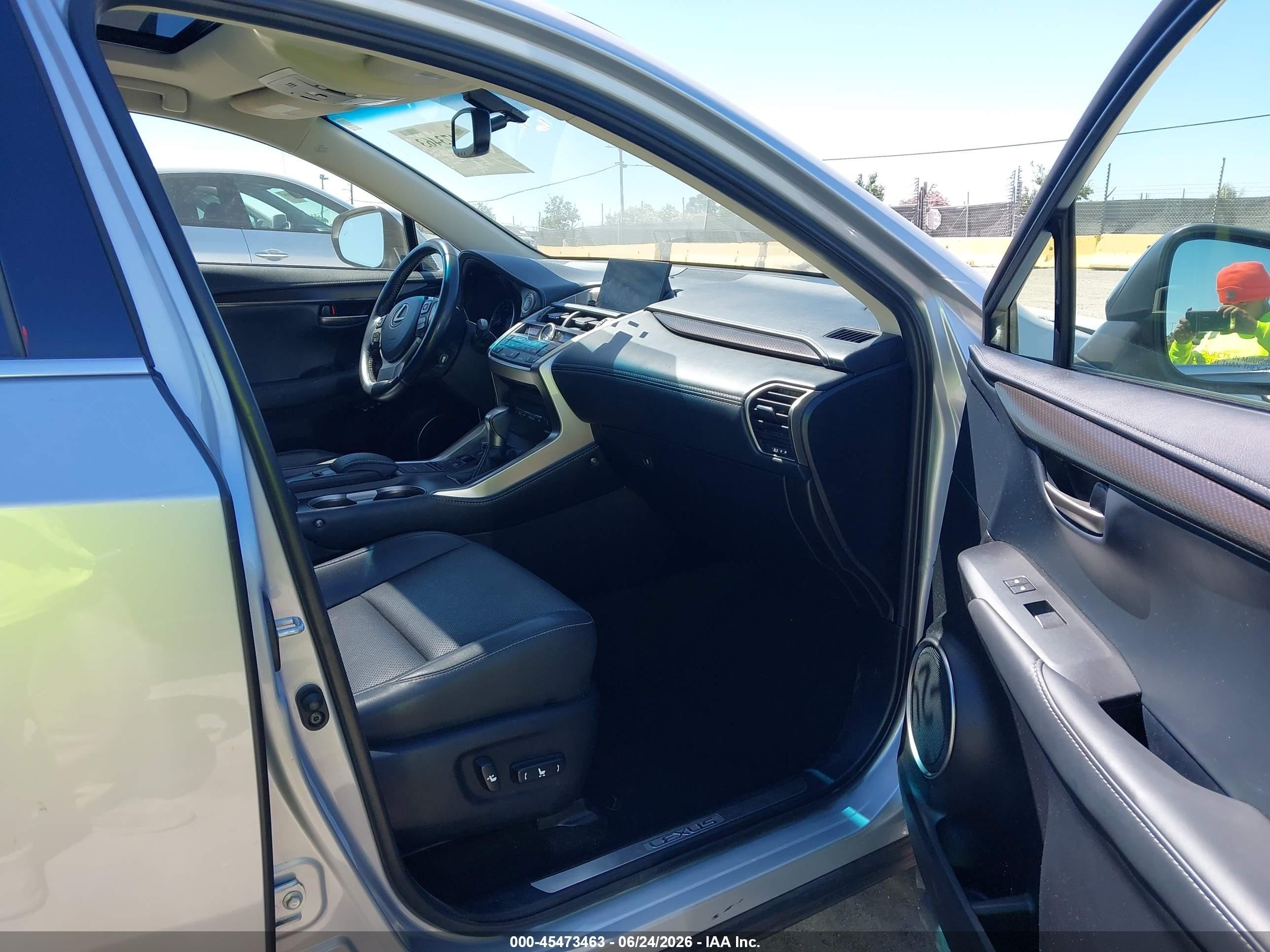 2016 Lexus NX 200t VIN JTJBARBZ9G2054723 IAAI salvage auction — Unknown, Salvage (California), sold $4,950 on 2026-07-09 (photo 5)
