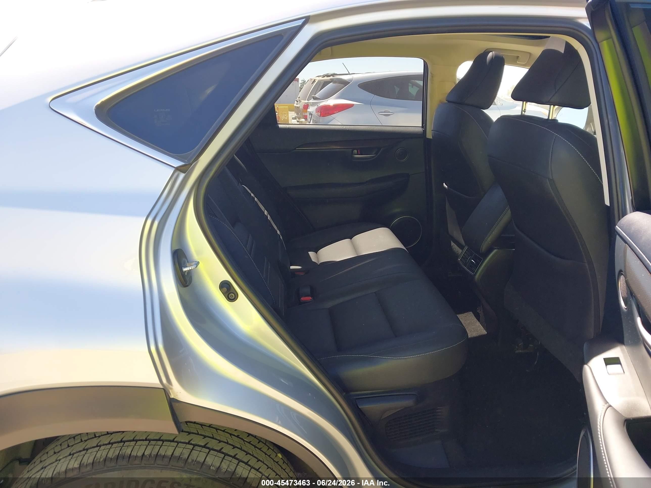 2016 Lexus NX 200t VIN JTJBARBZ9G2054723 IAAI salvage auction — Unknown, Salvage (California), sold $4,950 on 2026-07-09 (photo 8)