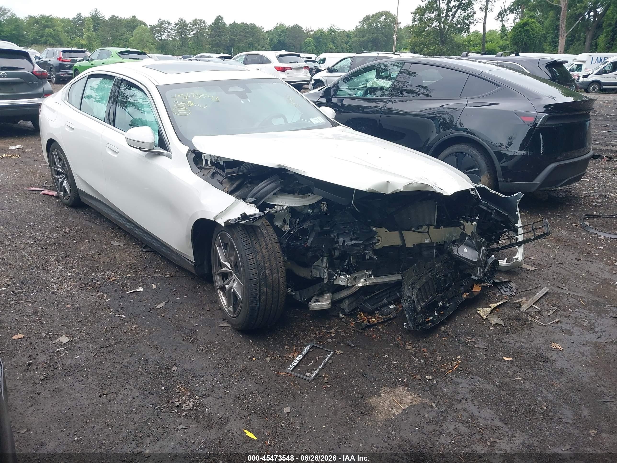 2025 BMW I5 VIN WBY13HG07SCT13787 IAAI salvage auction — Front End, Mv-907A (New York), sold $13,000 on 2026-09-03 (photo 6)