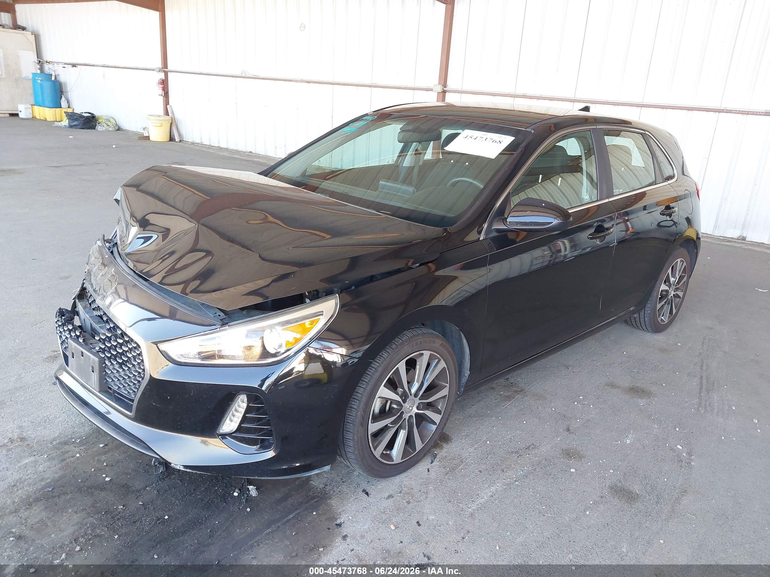 2018 Hyundai Elantra VIN KMHH35LE8JU013275 IAAI salvage auction — Unknown, Salvage (California), sold $1,050 on 2026-07-09 (photo 2)