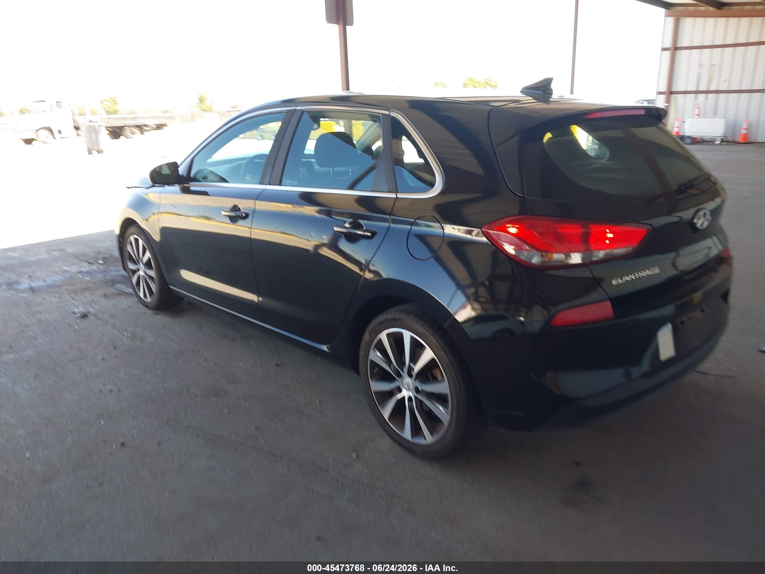 2018 Hyundai Elantra VIN KMHH35LE8JU013275 IAAI salvage auction — Unknown, Salvage (California), sold $1,050 on 2026-07-09 (photo 3)