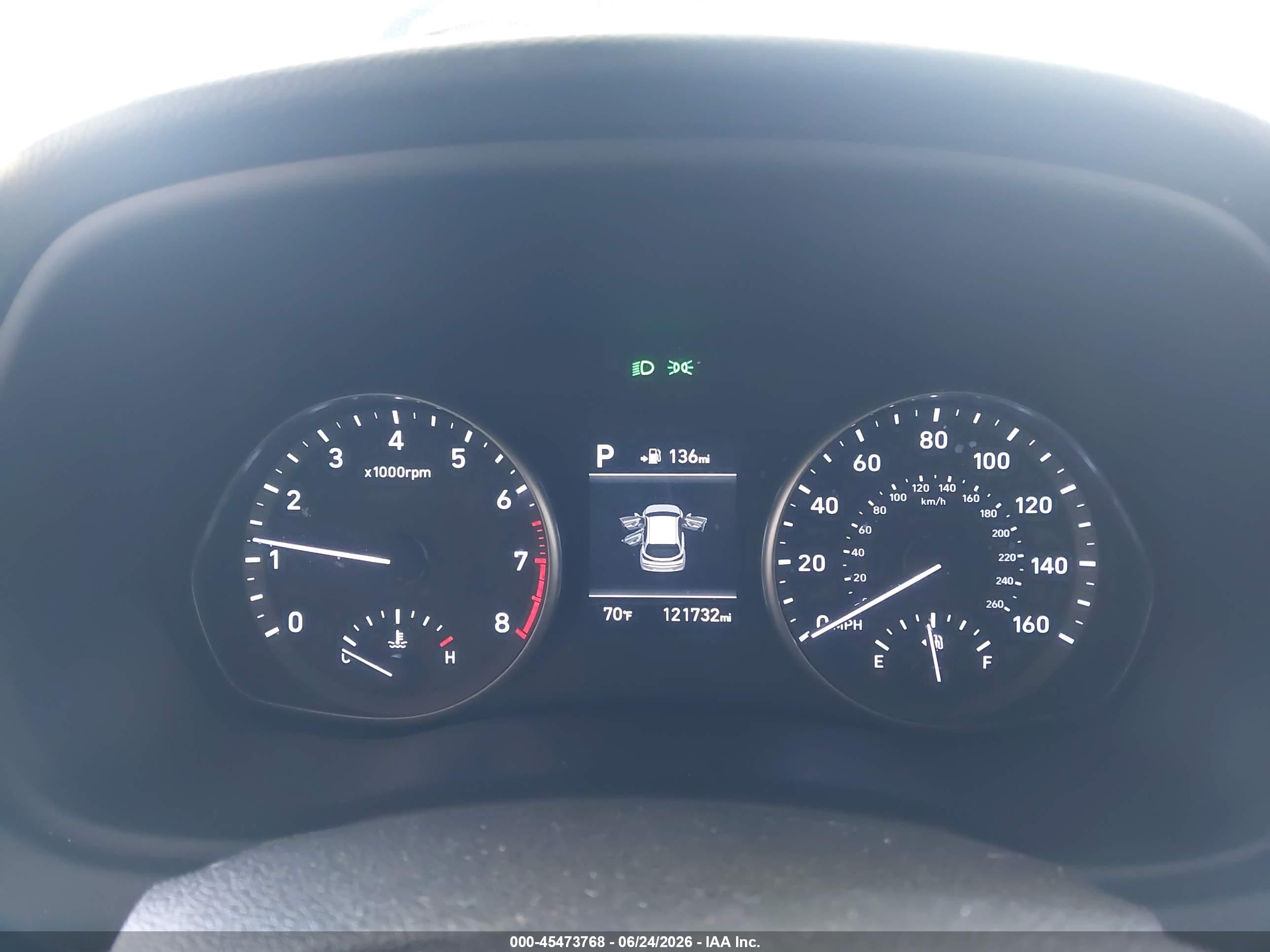 2018 Hyundai Elantra VIN KMHH35LE8JU013275 IAAI salvage auction — Unknown, Salvage (California), sold $1,050 on 2026-07-09 (photo 7)