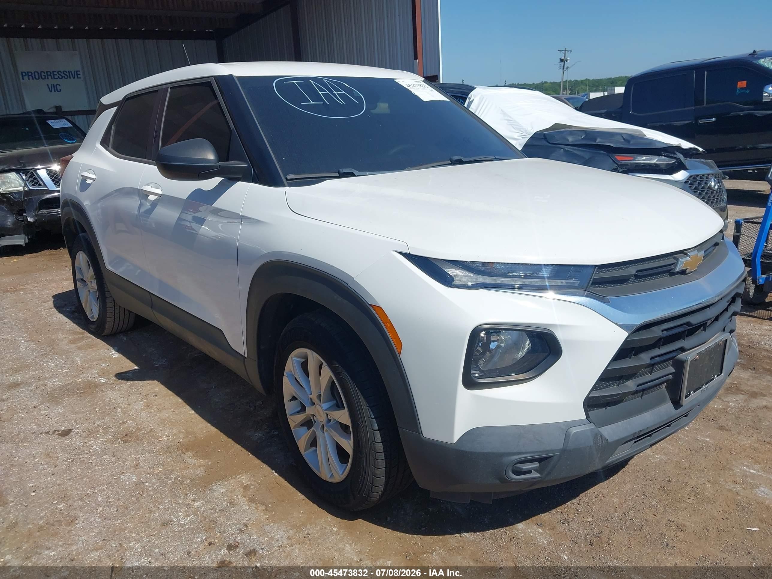 2021 Chevrolet Trailblazer VIN KL79MMS26MB012355 — IAAI salvage auction photo