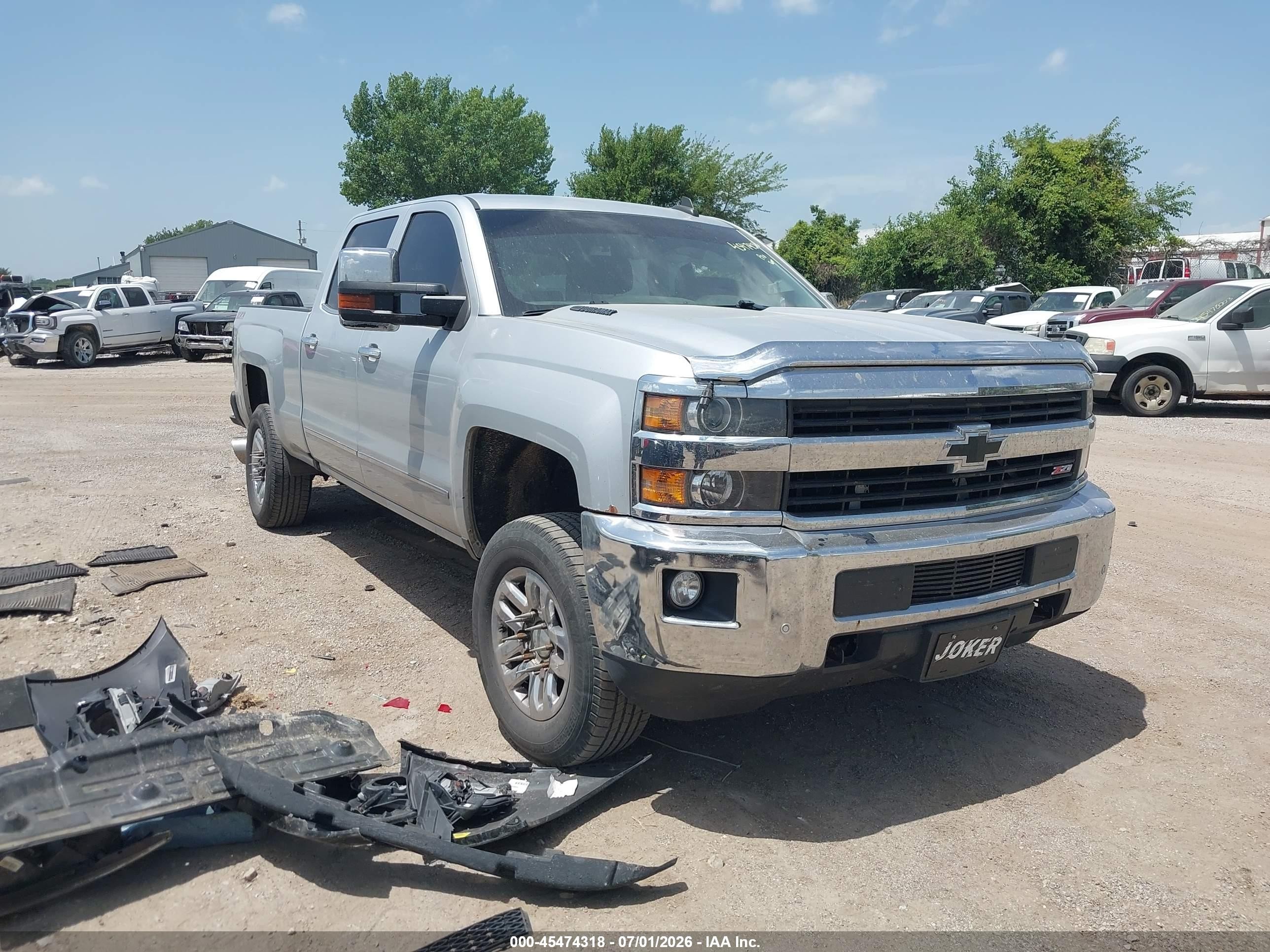 2016 Chevrolet Silverado 2500 VIN 1GC1KWE85GF130928 — IAAI salvage auction photo