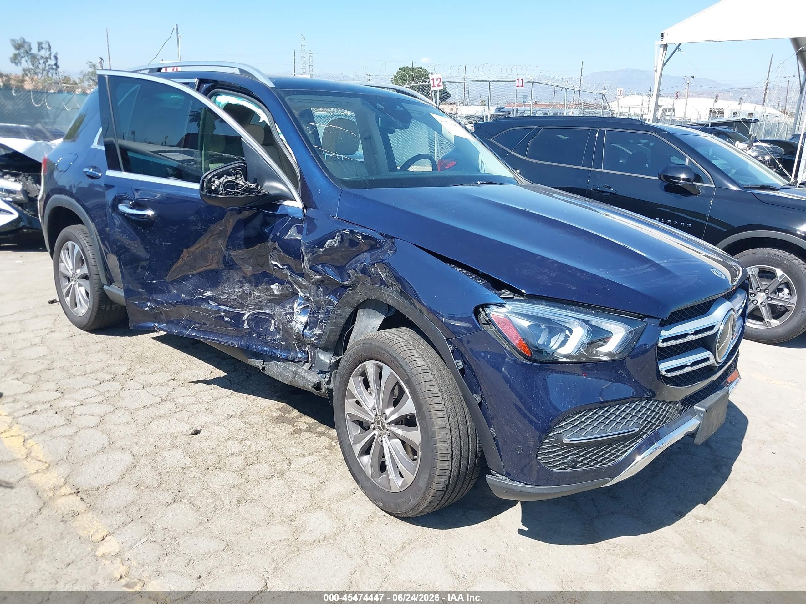 2021 Mercedes-Benz GLE-Class VIN 4JGFB4JB2MA484681 — IAAI salvage auction photo