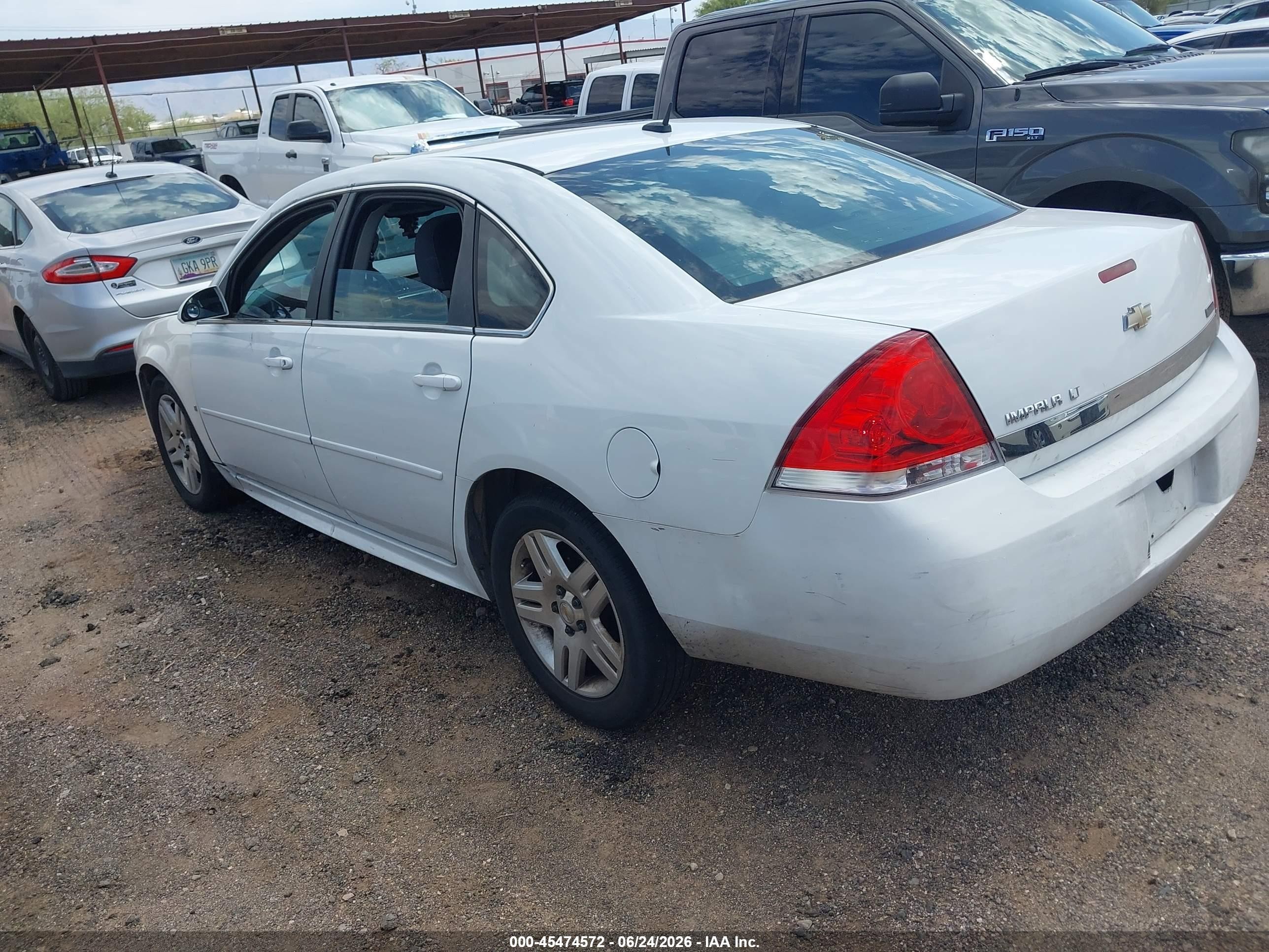 2011 Chevrolet Impala VIN 2G1WG5EK4B1305479 IAAI salvage auction — Normal Wear, Clear-Dealer Only (Arizona), sold $225 on 2026-07-02 (photo 3)