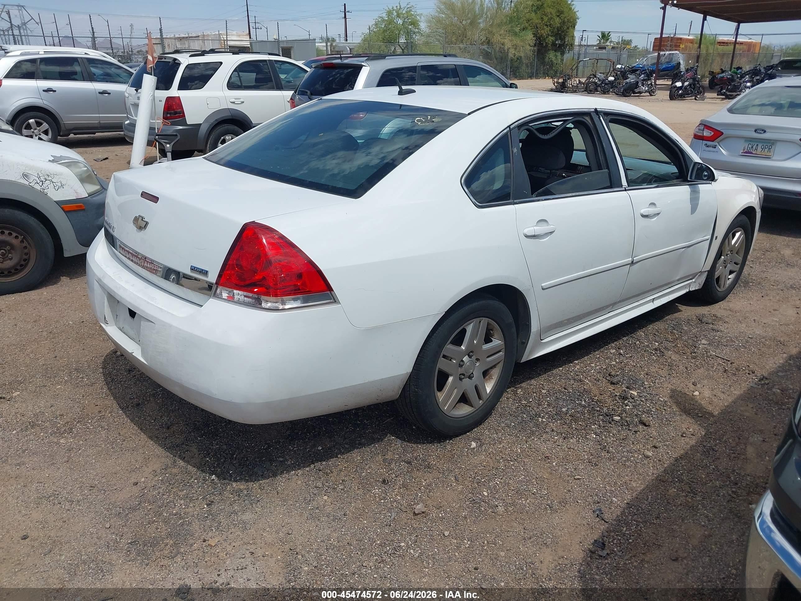 2011 Chevrolet Impala VIN 2G1WG5EK4B1305479 IAAI salvage auction — Normal Wear, Clear-Dealer Only (Arizona), sold $225 on 2026-07-02 (photo 4)
