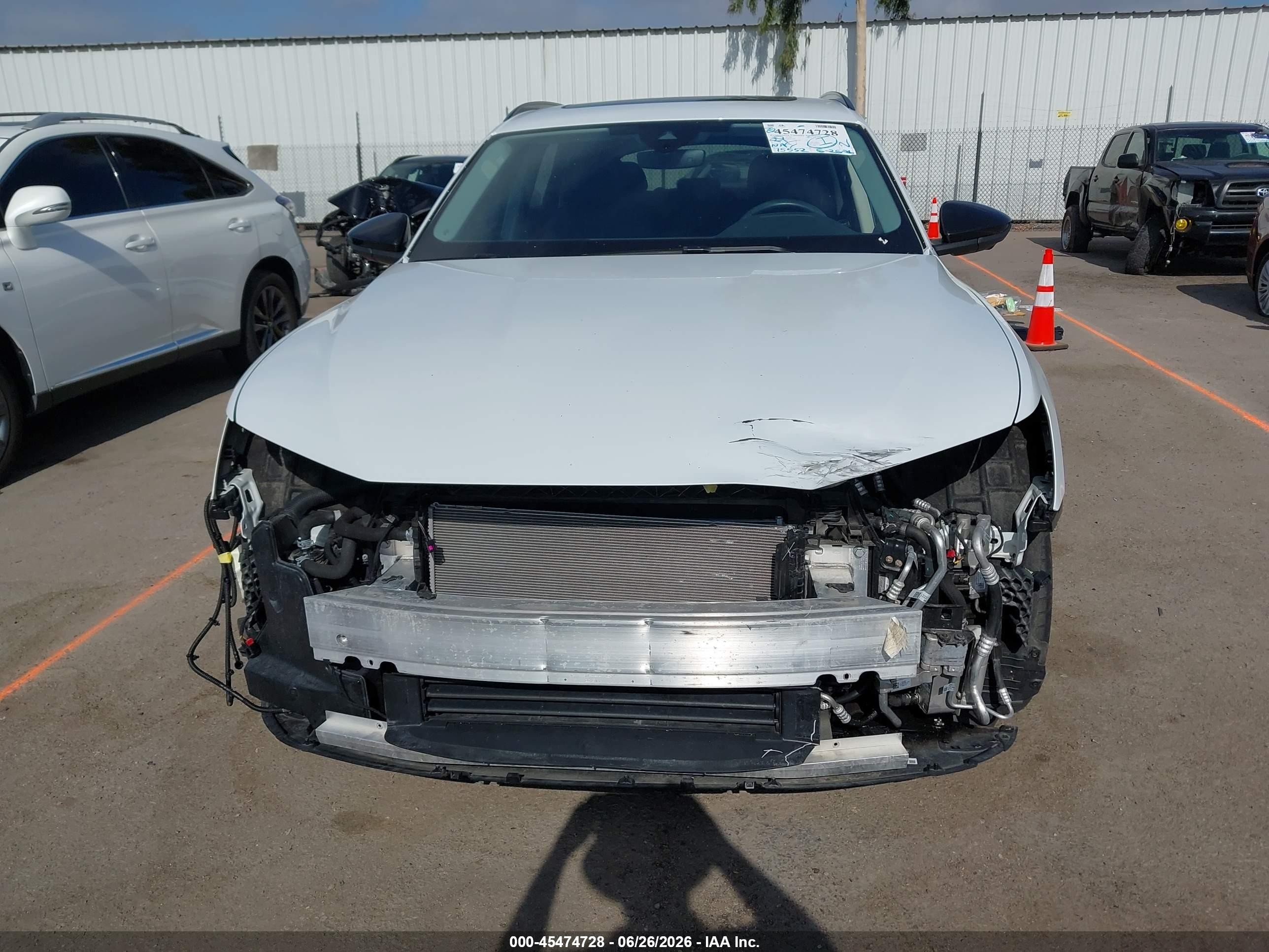 2024 Audi Q8 VIN WA15AAGE7RB035382 IAAI salvage auction — Front End, Salvage (California), sold $25,000 on 2026-10-01 (photo 6)