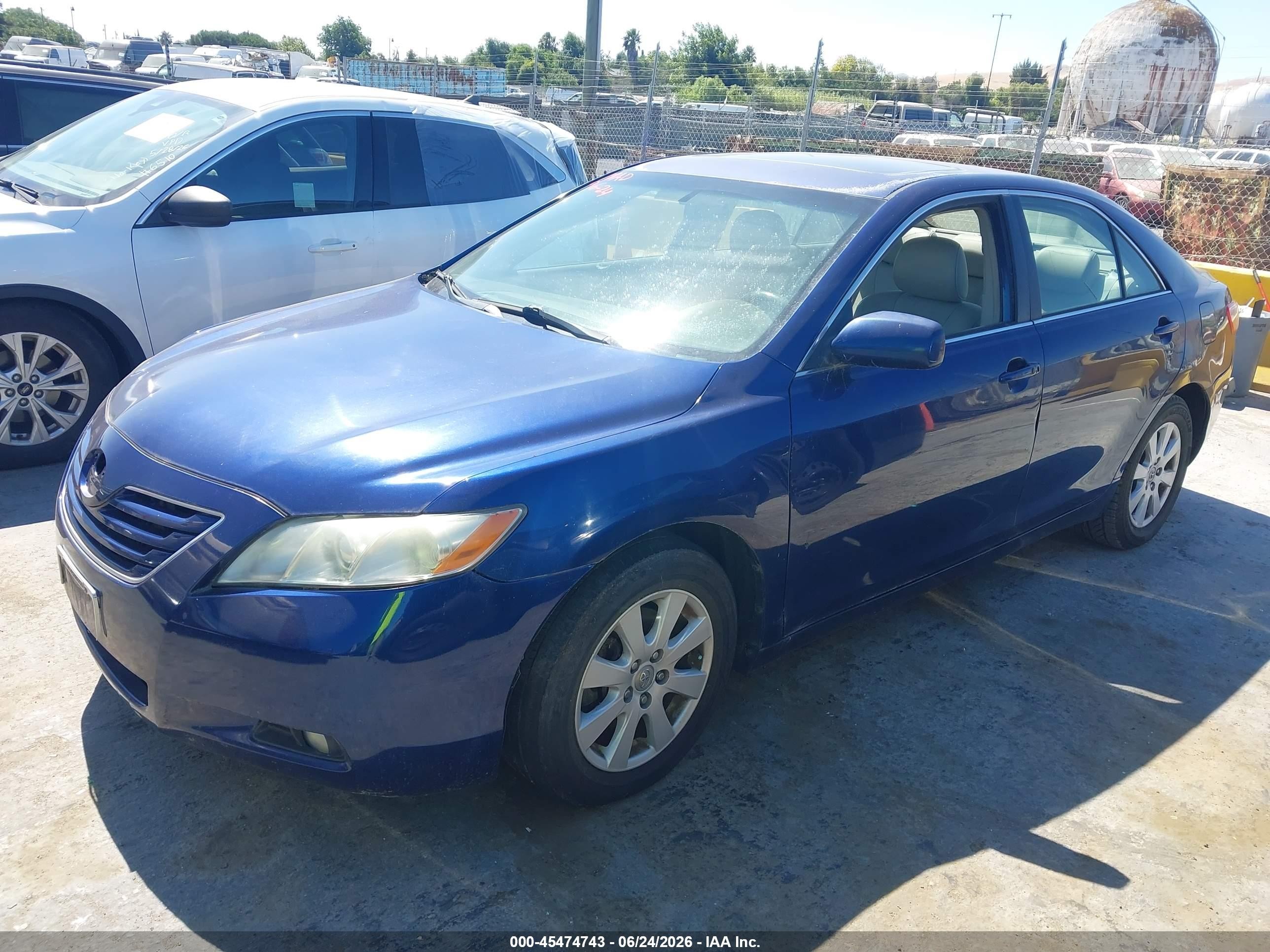 2008 Toyota Camry VIN 4T1BK46K48U058454 IAAI salvage auction — Normal Wear, Clear - Dealer Only (California), sold $825 on 2026-07-09 (photo 2)