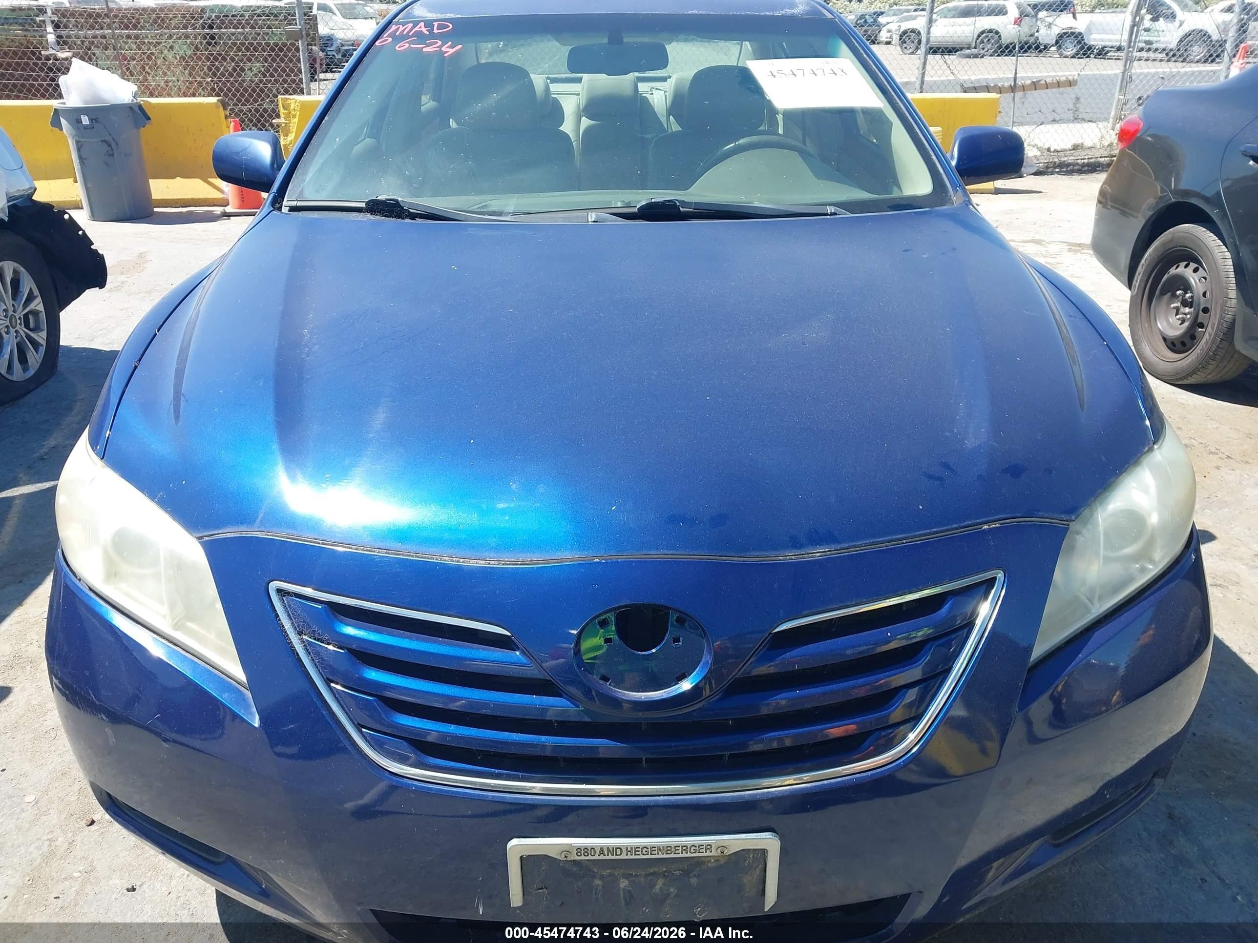 2008 Toyota Camry VIN 4T1BK46K48U058454 IAAI salvage auction — Normal Wear, Clear - Dealer Only (California), sold $825 on 2026-07-09 (photo 6)