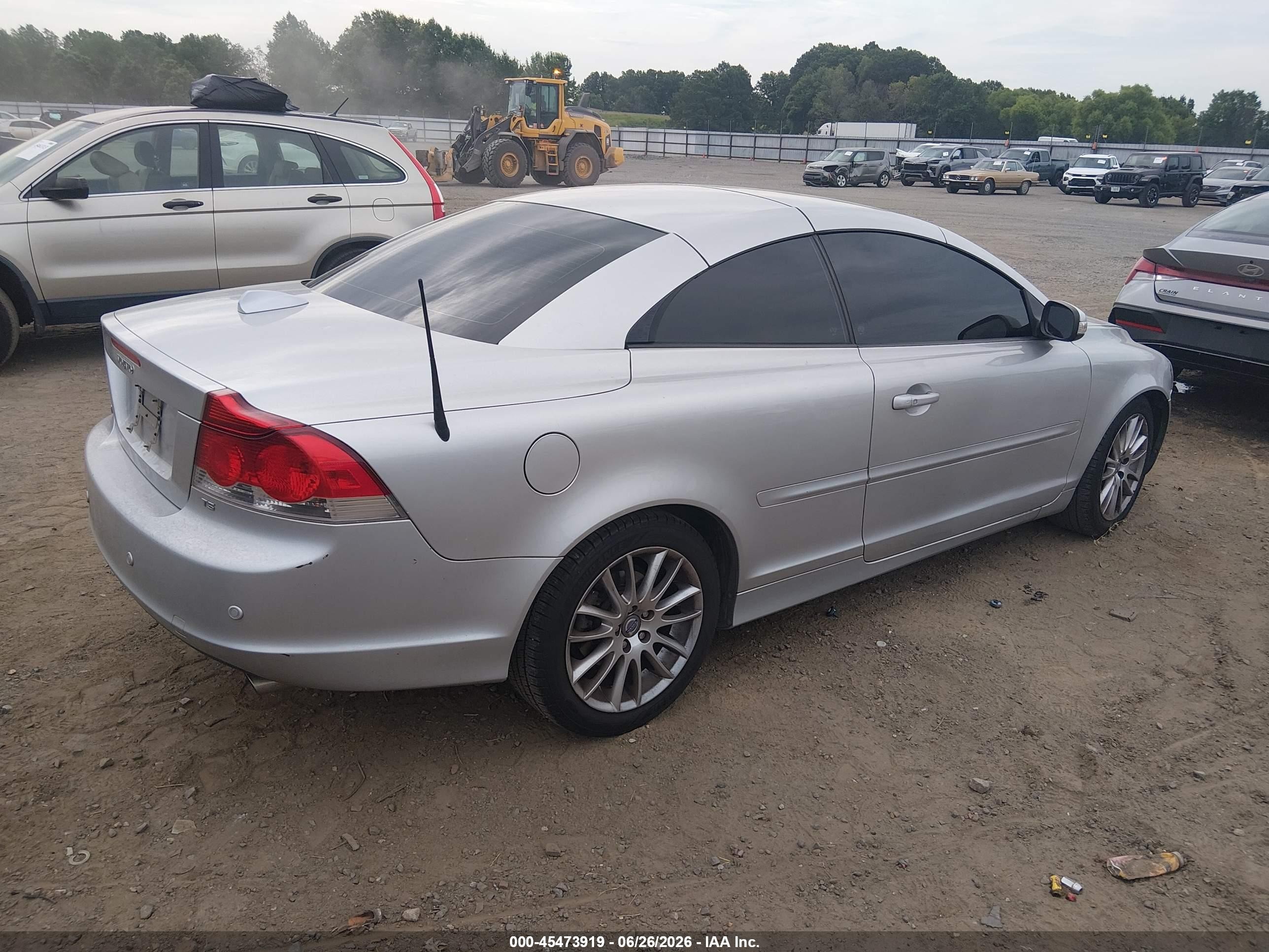 2008 Volvo C70 VIN YV1MC67238J052791 IAAI salvage auction — Front End, Clear (Arkansas), sold $350 on 2026-09-09 (photo 4)