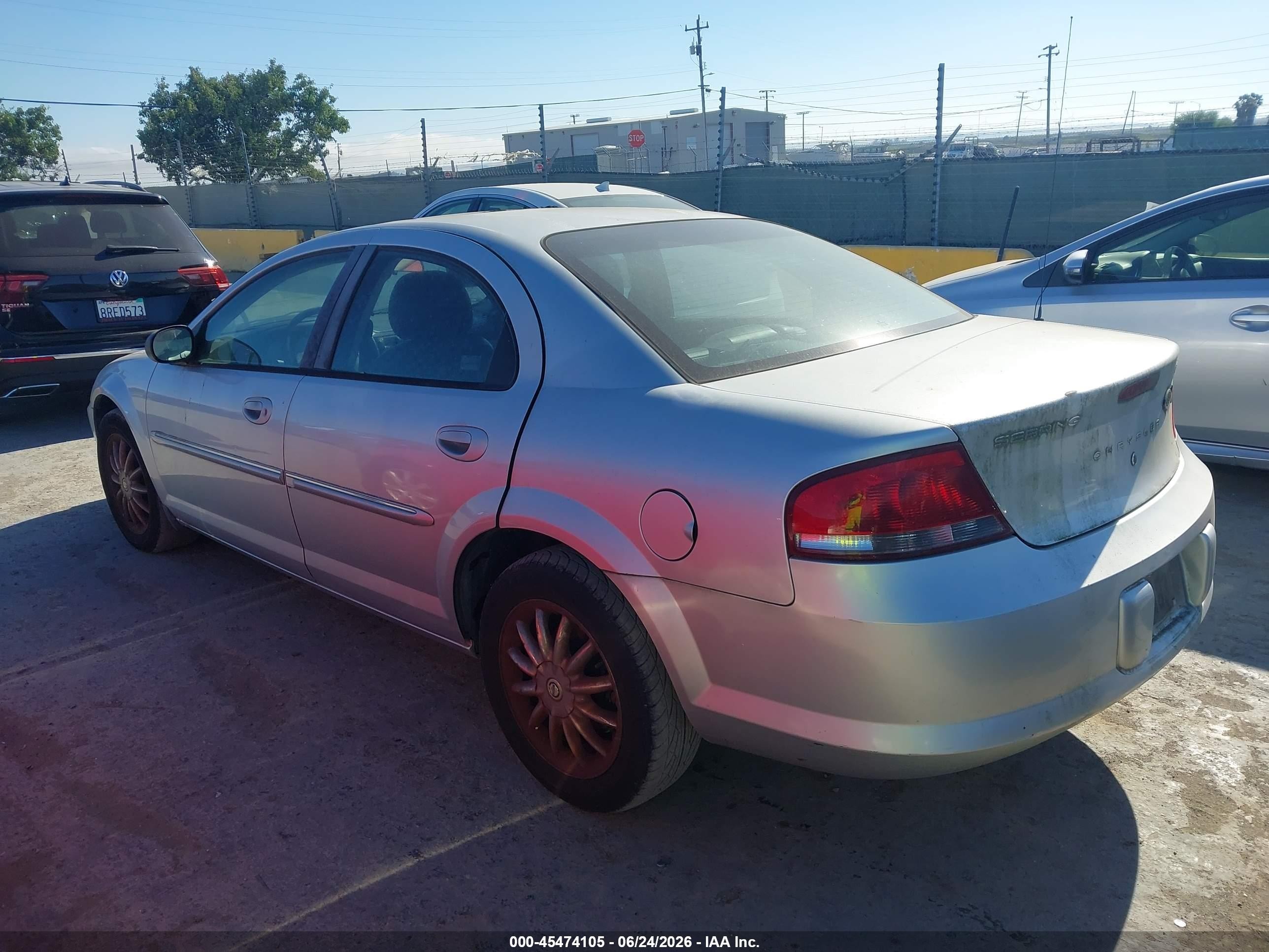 2002 Chrysler Sebring VIN 1C3AL56R72N188525 IAAI salvage auction — Normal Wear, Clear - Dealer Only (California), sold $350 on 2026-07-02 (photo 3)