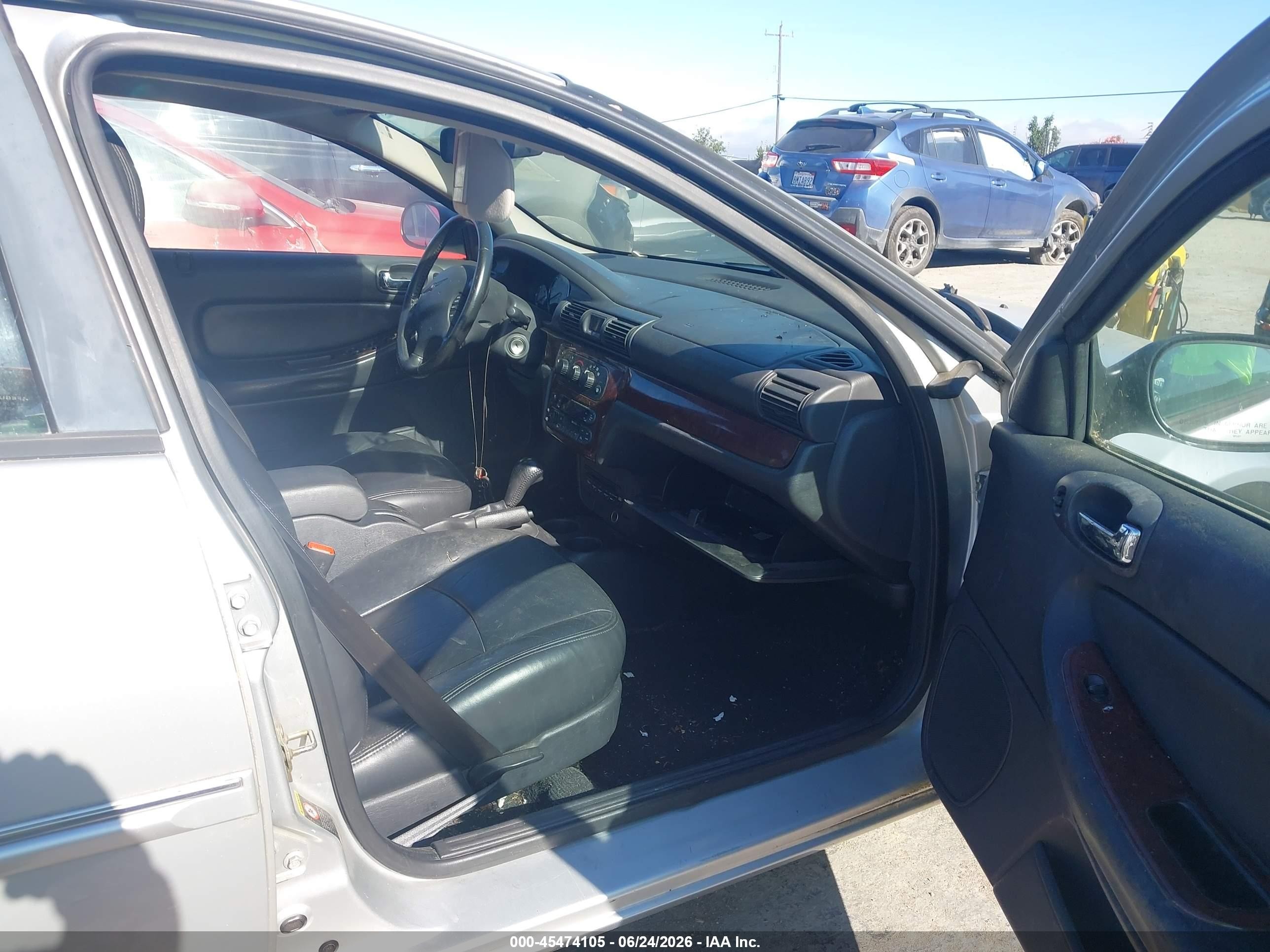 2002 Chrysler Sebring VIN 1C3AL56R72N188525 IAAI salvage auction — Normal Wear, Clear - Dealer Only (California), sold $350 on 2026-07-02 (photo 5)