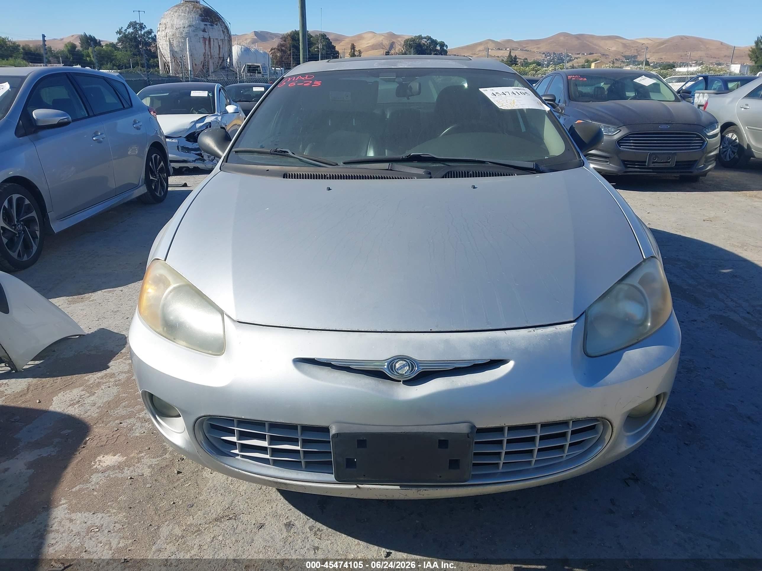 2002 Chrysler Sebring VIN 1C3AL56R72N188525 IAAI salvage auction — Normal Wear, Clear - Dealer Only (California), sold $350 on 2026-07-02 (photo 6)