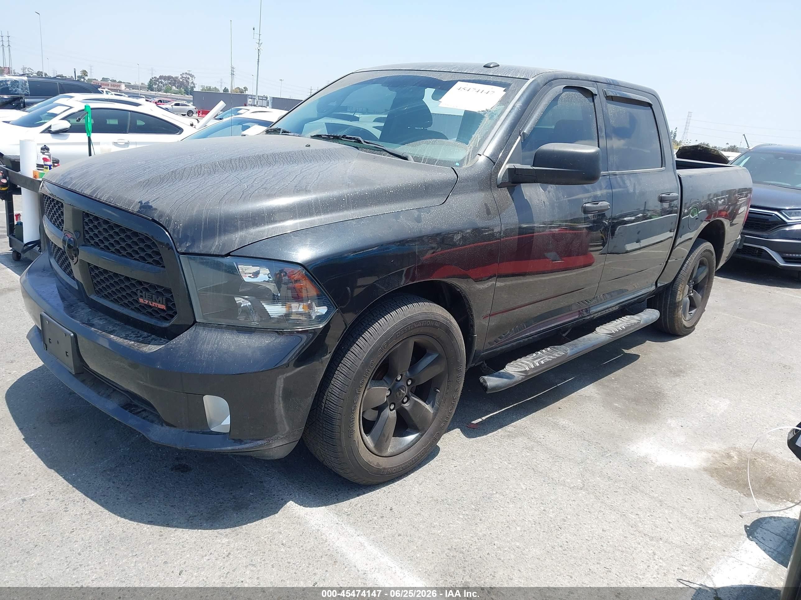 2016 Ram 1500 VIN 3C6RR6KTXGG171486 IAAI salvage auction — Theft, Salvage (California), sold $3,950 on 2026-07-09 (photo 2)