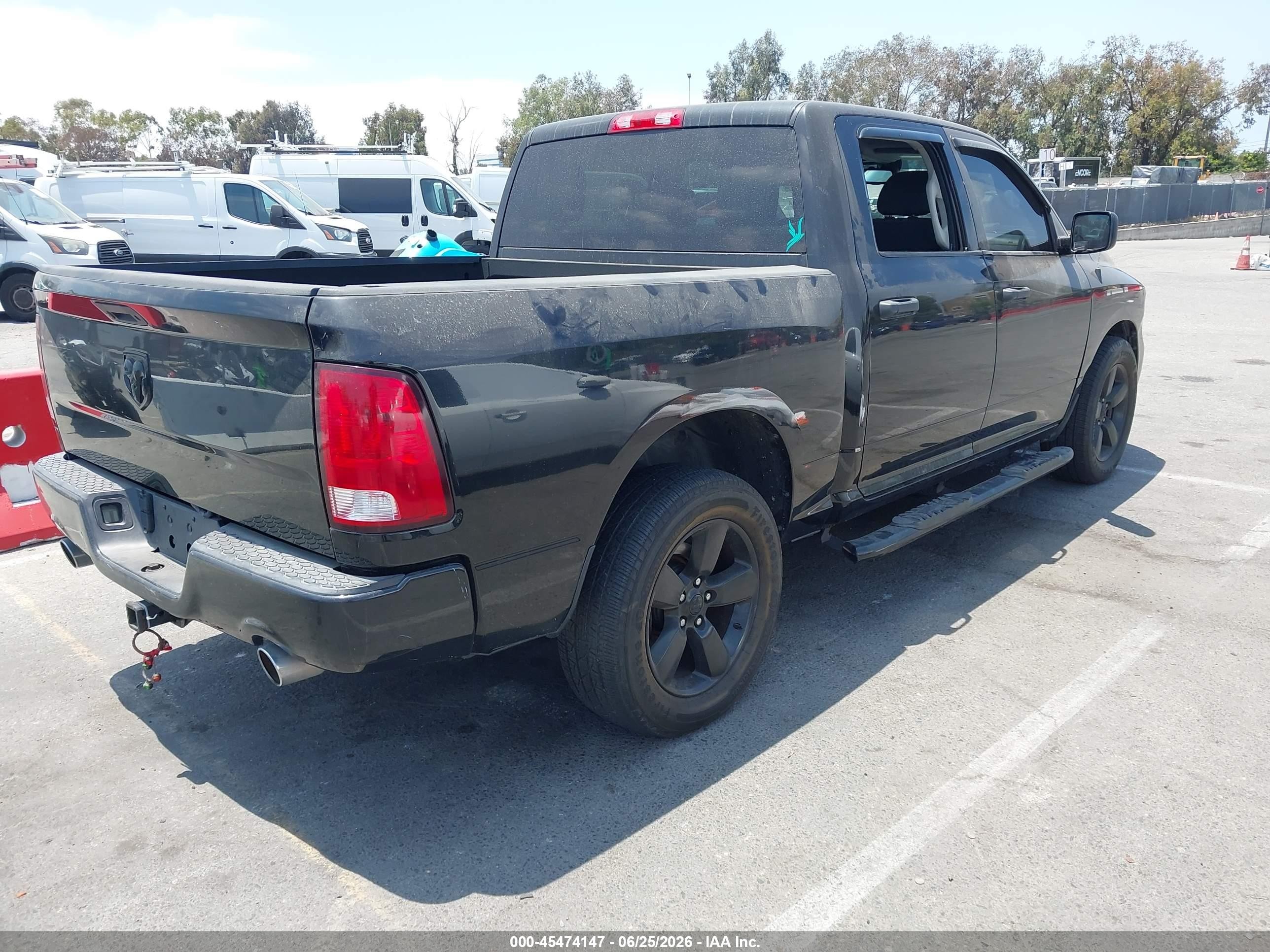 2016 Ram 1500 VIN 3C6RR6KTXGG171486 IAAI salvage auction — Theft, Salvage (California), sold $3,950 on 2026-07-09 (photo 4)