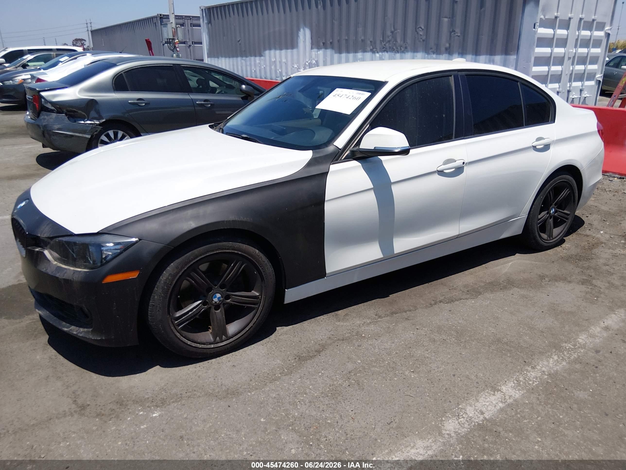 2013 BMW 3 Series VIN WBA3A5C53DF351922 IAAI salvage auction — Normal Wear, Salvage Title - Dealer (California), sold $650 on 2026-07-09 (photo 2)