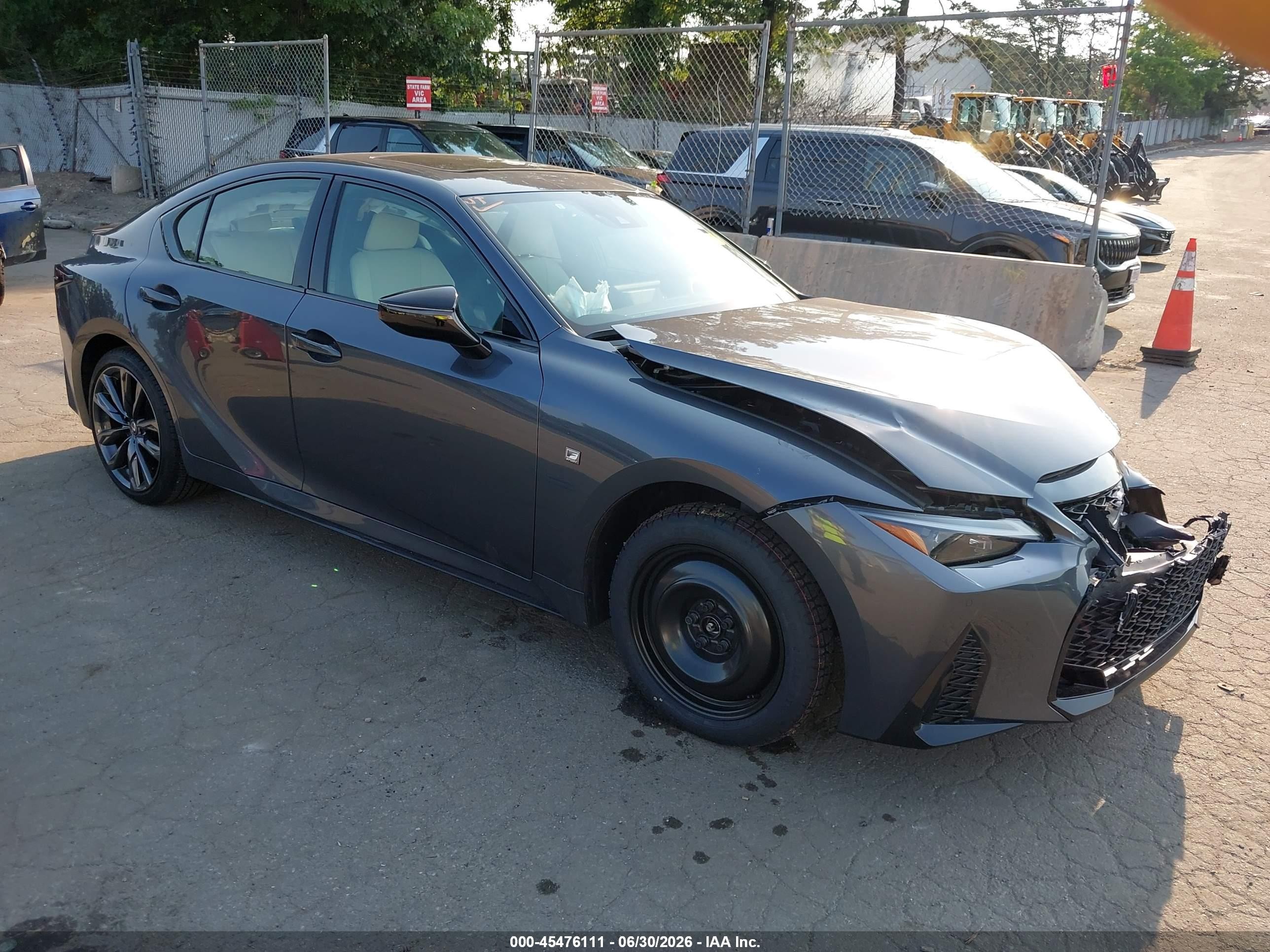 2025 Lexus IS 350 VIN JTHGZ1E27S5041573 — IAAI salvage auction photo