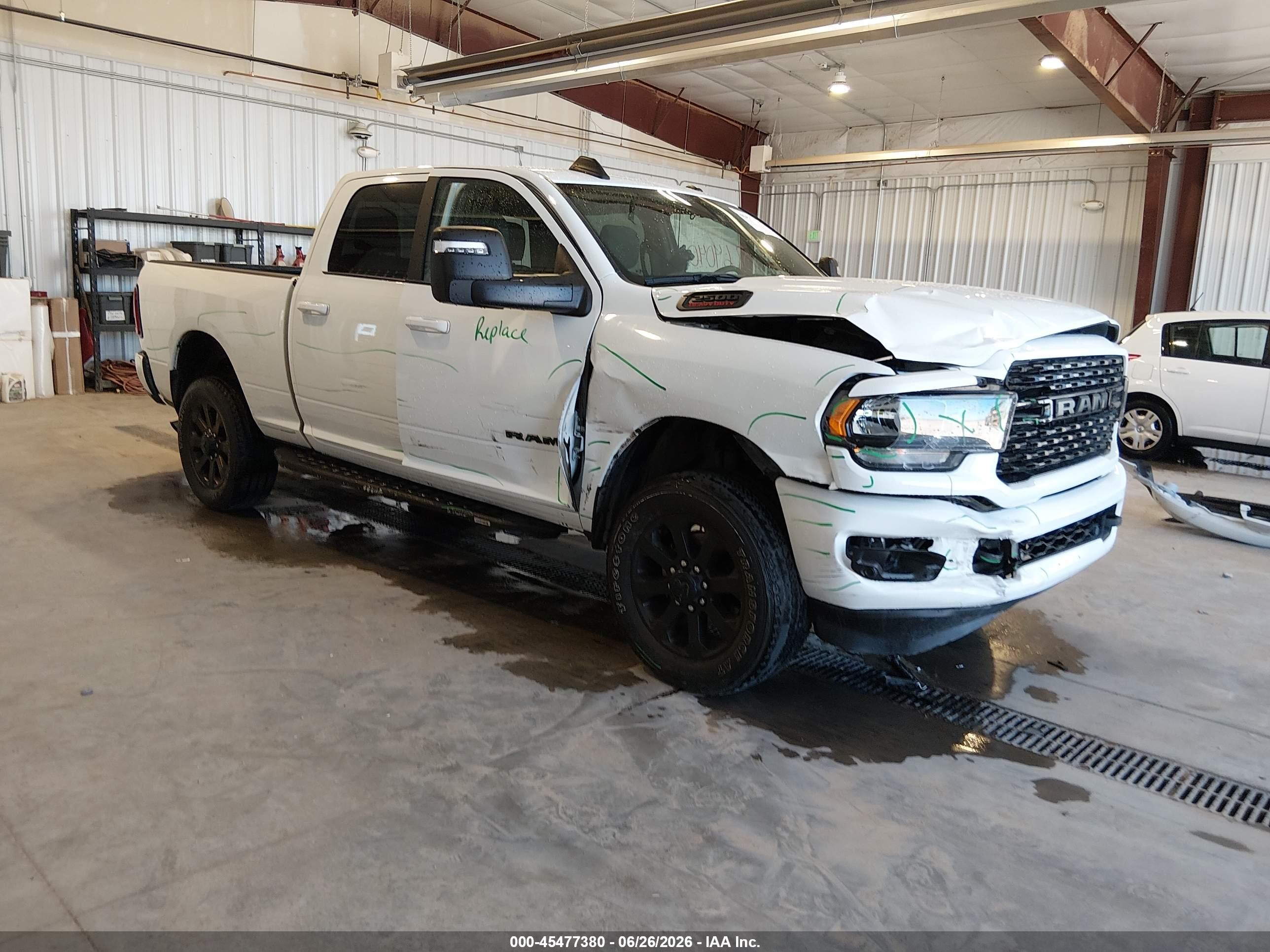 2024 Dodge Ram 2500 VIN 3C6UR5DJ2RG181237 — IAAI salvage auction photo
