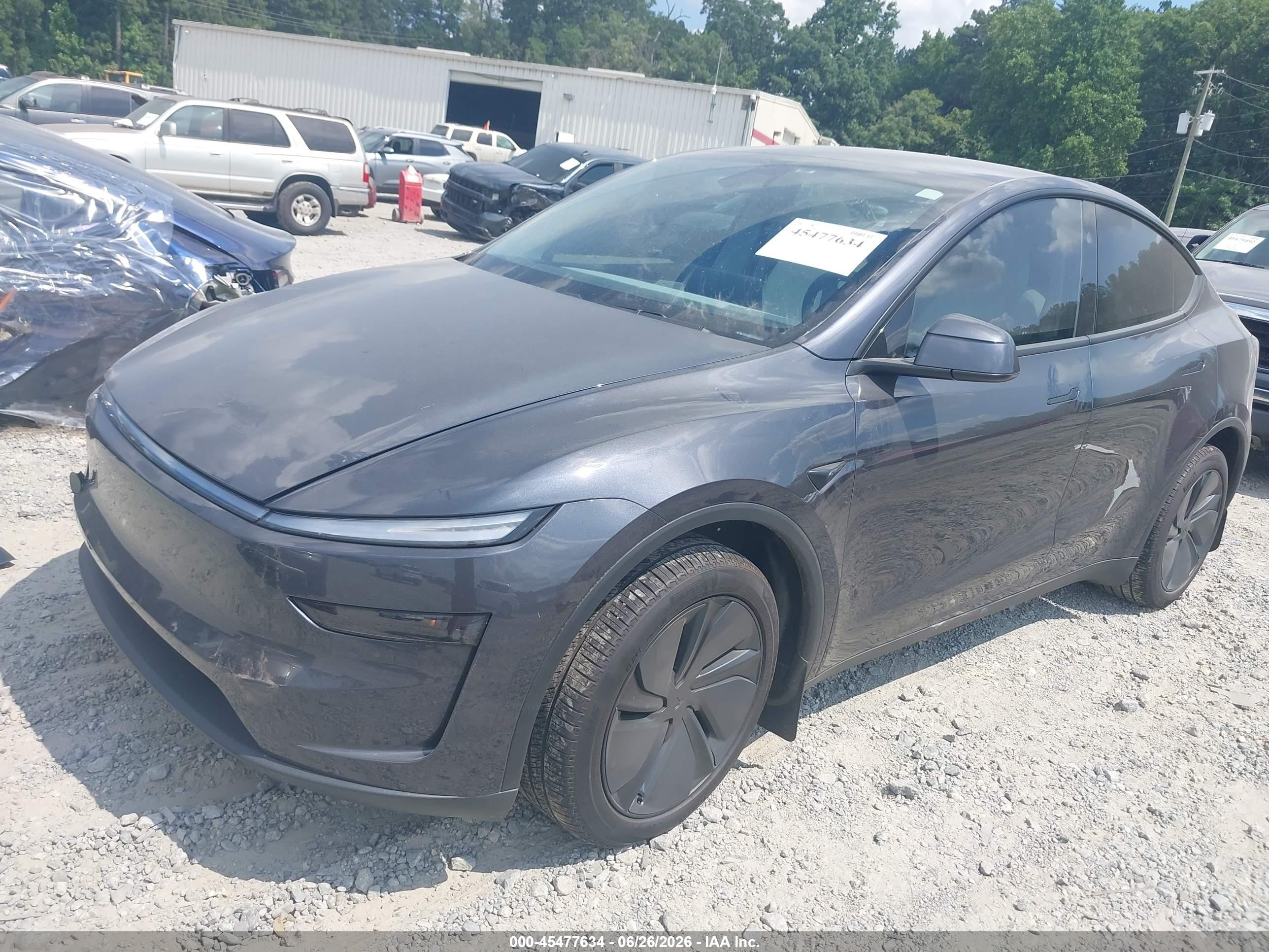 2026 Tesla Model y VIN 7SAYGDEE5TA581432 IAAI salvage auction — Rear End, Salvage (Georgia), sold $28,150 on 2026-08-20 (photo 2)