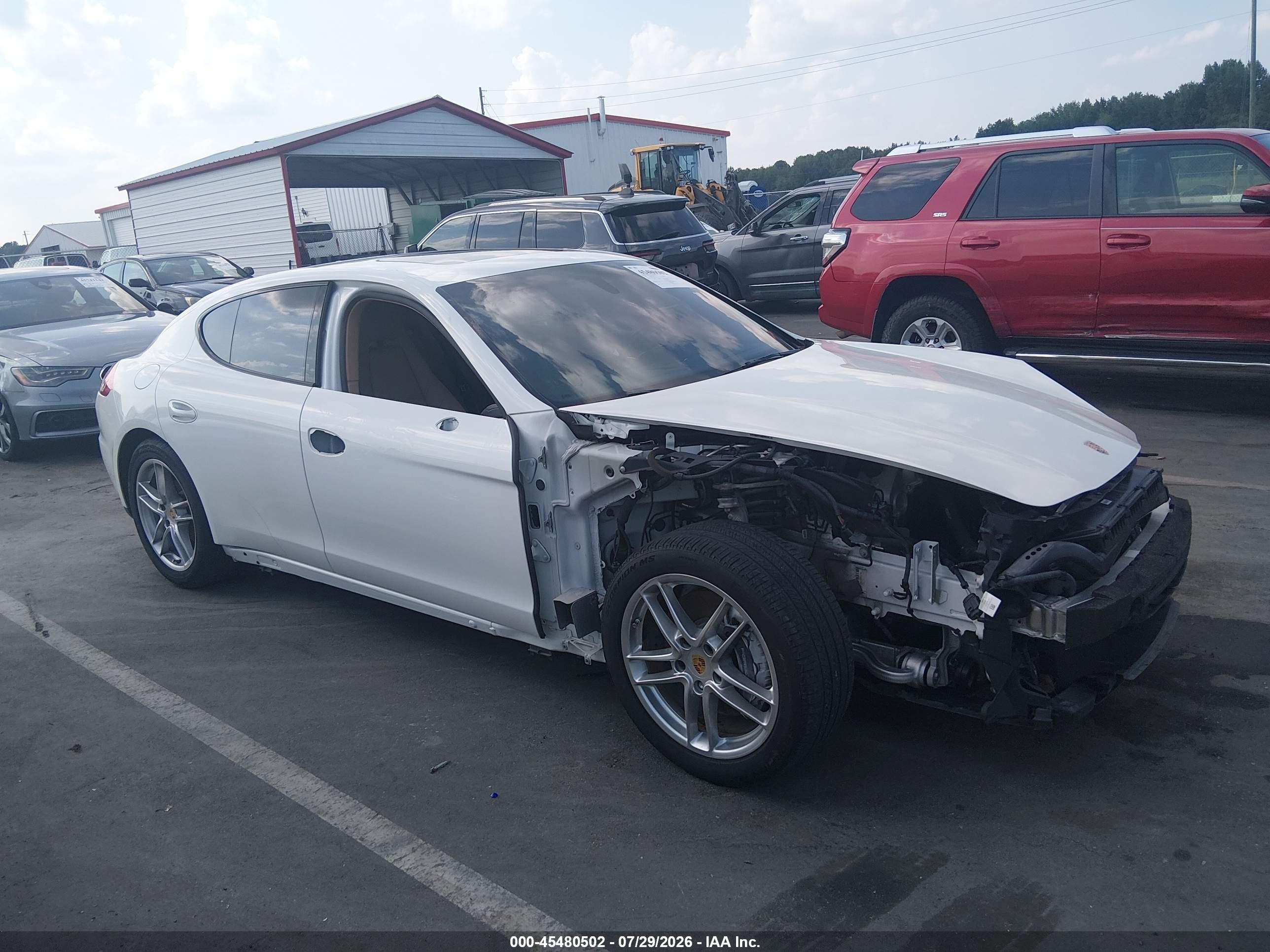 2016 Porsche Panamera VIN WP0AA2A78GL007506 IAAI salvage auction — Front End, Salvage (North Carolina), sold $2,250 on 2026-09-09 (photo 1)