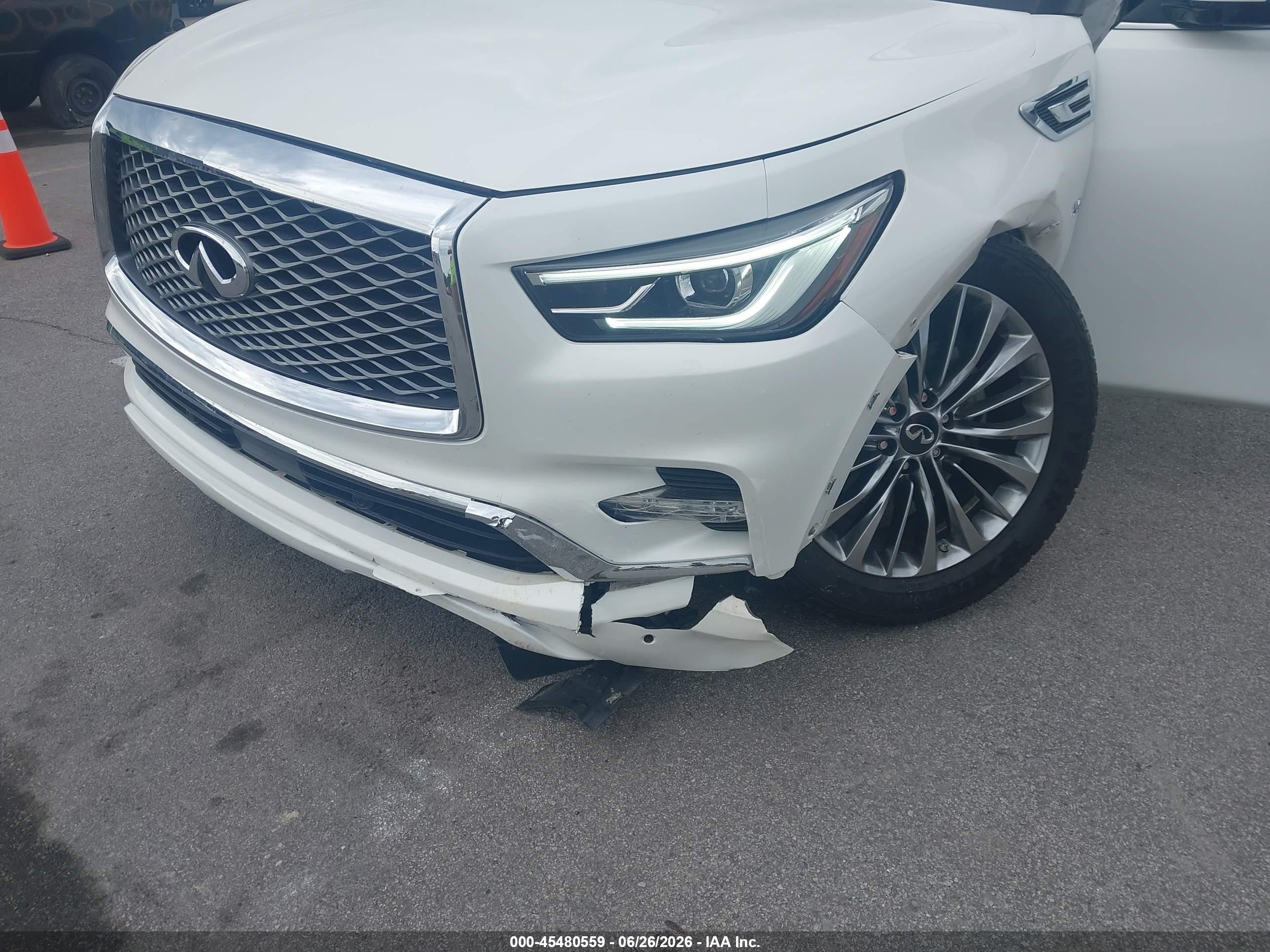 2018 Infiniti Qx80 VIN JN8AZ2NE0J9194640 IAAI salvage auction — Unknown, Clear (Indiana), sold $7,200 on 2026-09-05 (photo 6)