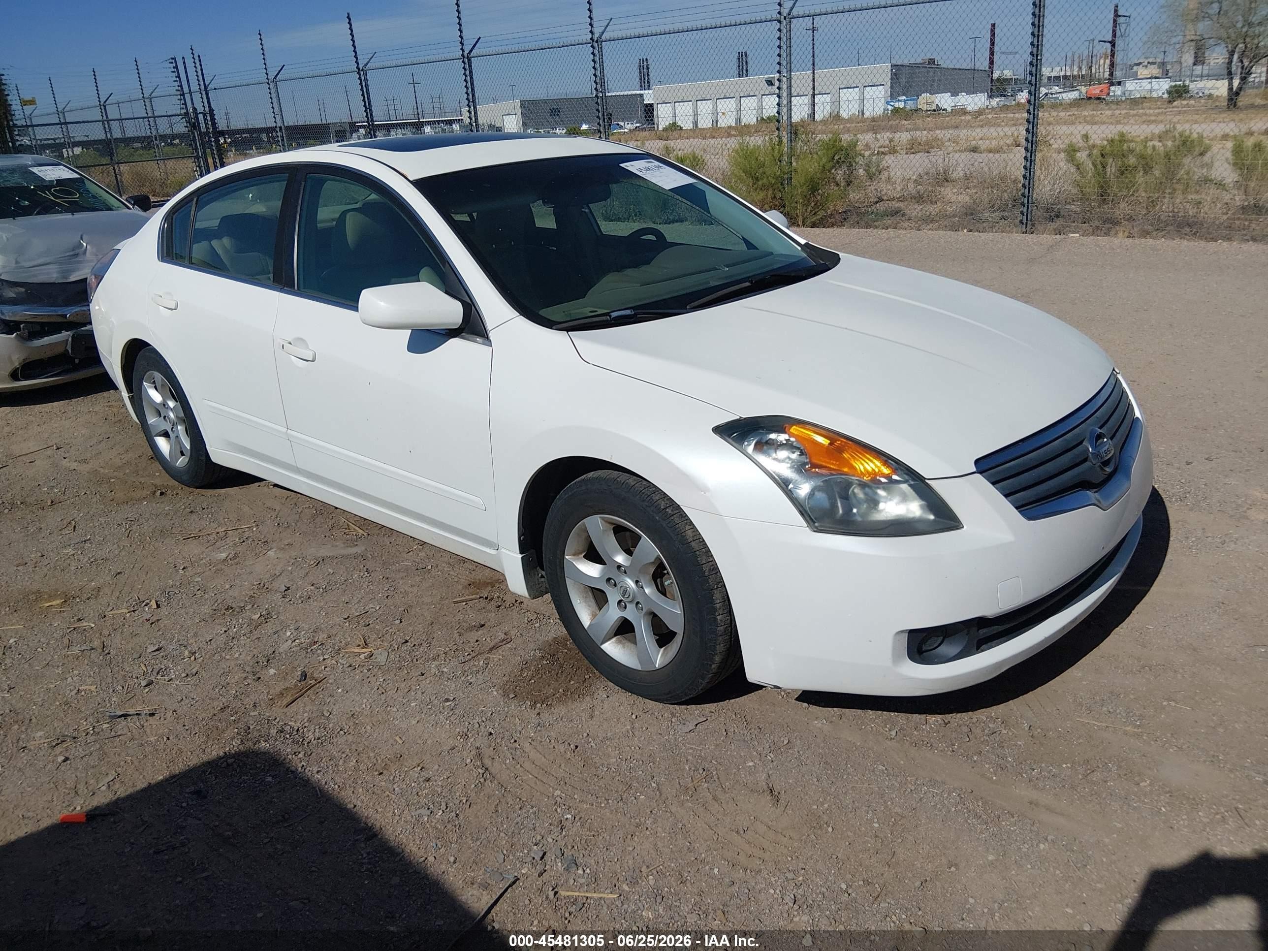 2008 Nissan Altima VIN 1N4AL21EX8N427577 IAAI salvage auction — Normal Wear, Clear-Dealer Only (Arizona), sold $775 on 2026-07-09 (photo 1)