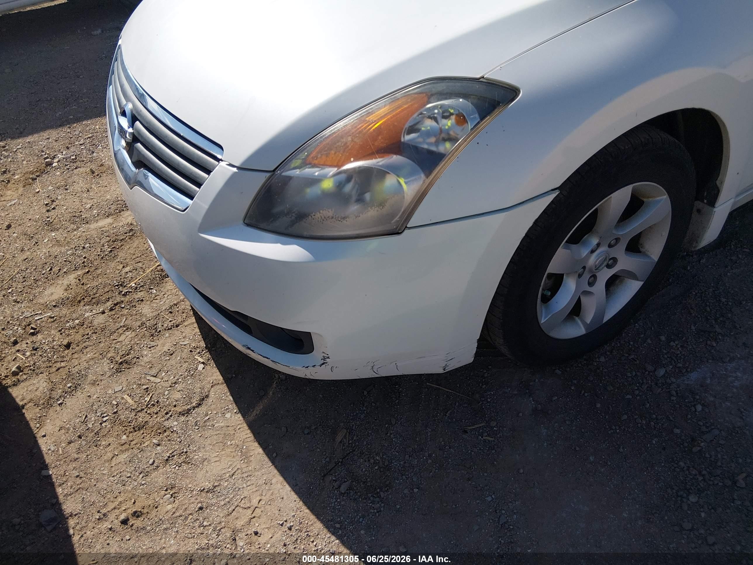 2008 Nissan Altima VIN 1N4AL21EX8N427577 IAAI salvage auction — Normal Wear, Clear-Dealer Only (Arizona), sold $775 on 2026-07-09 (photo 6)