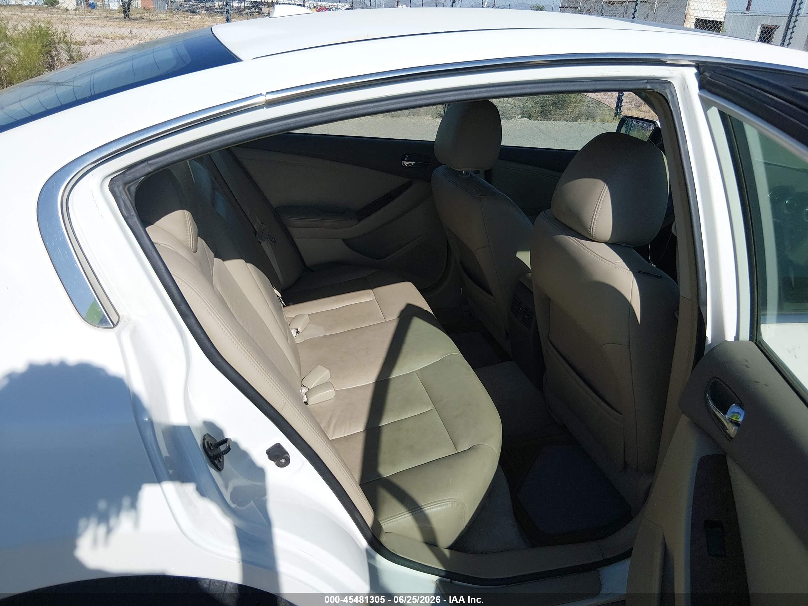 2008 Nissan Altima VIN 1N4AL21EX8N427577 IAAI salvage auction — Normal Wear, Clear-Dealer Only (Arizona), sold $775 on 2026-07-09 (photo 8)